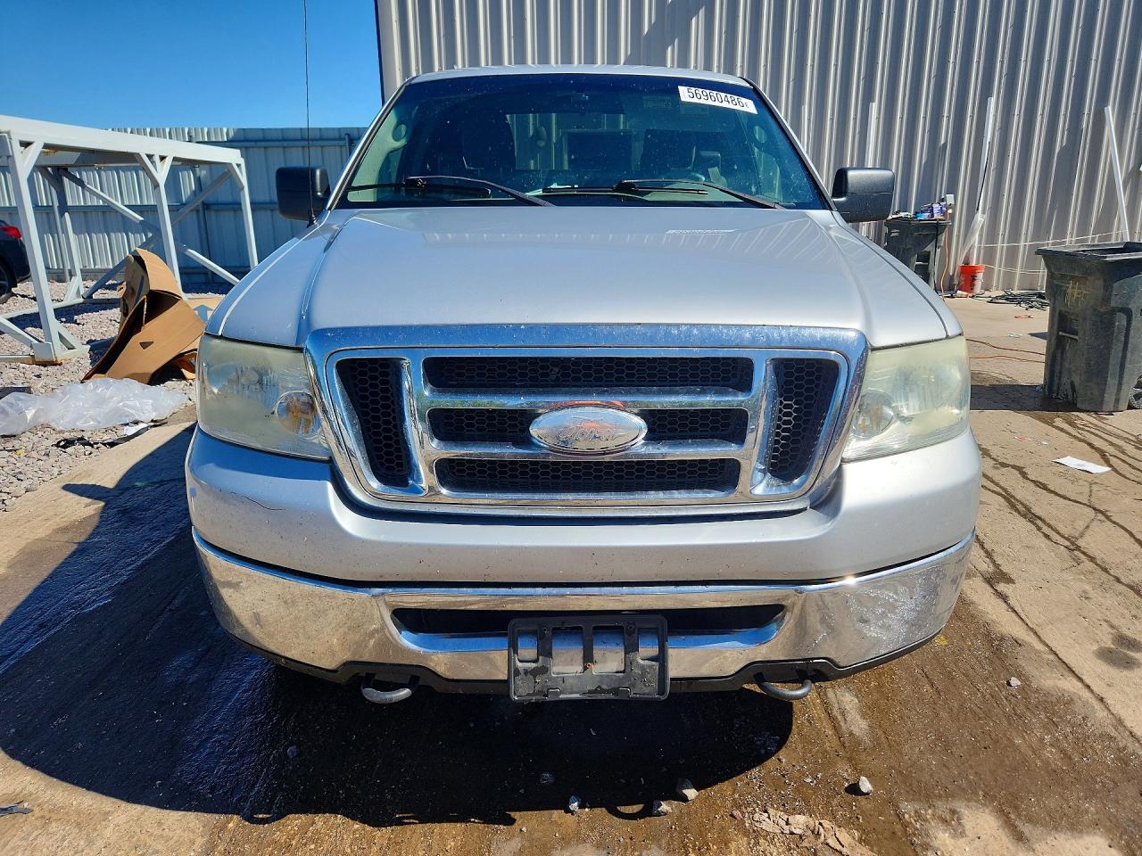 2008 Ford F150 Silver vin: 1FTPX14V78FB65963