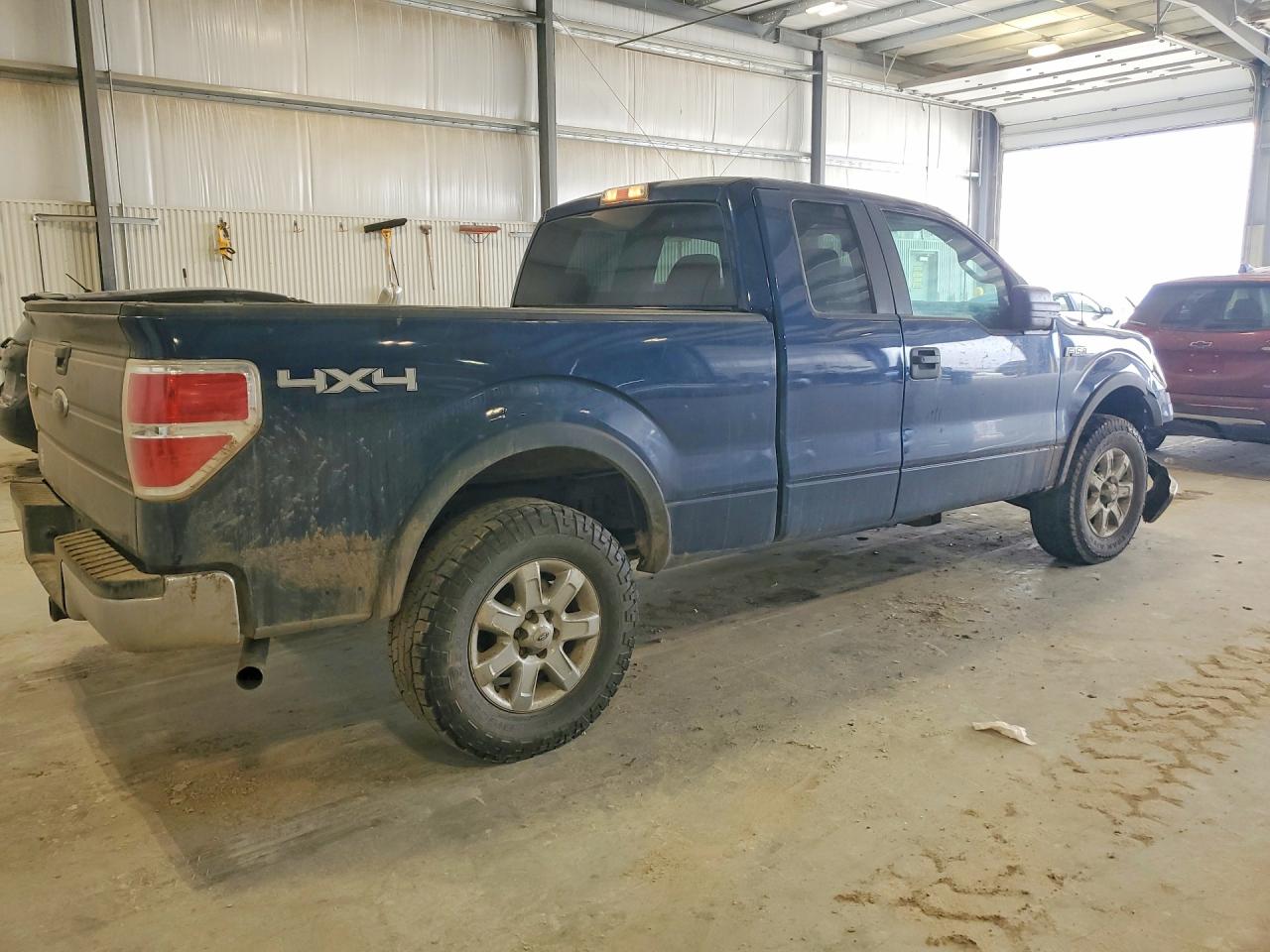 2009 Ford F150 Super Cab Blue vin: 1FTPX14V79FA40236