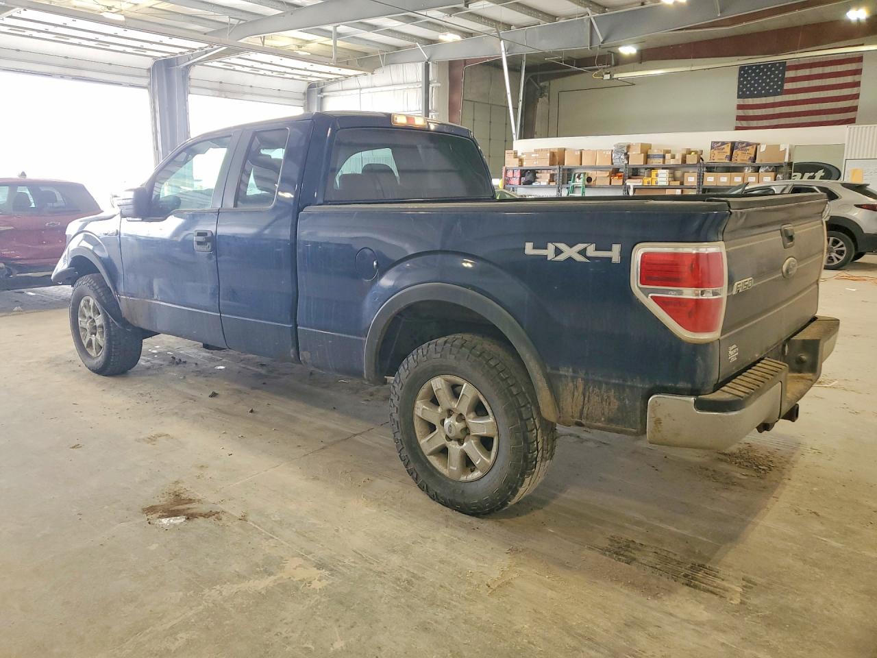 2009 Ford F150 Super Cab Blue vin: 1FTPX14V79FA40236