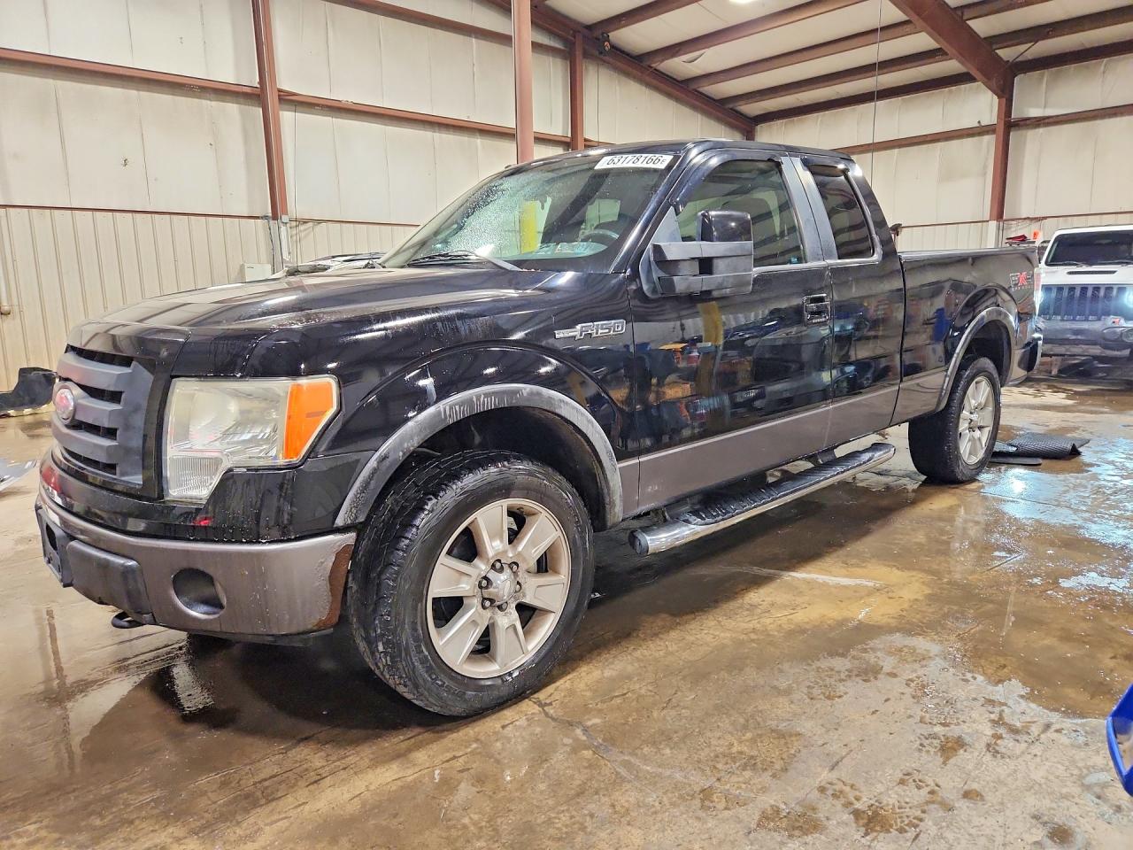 2009 Ford F150 Super Cab Black vin: 1FTPX14V79FA81935