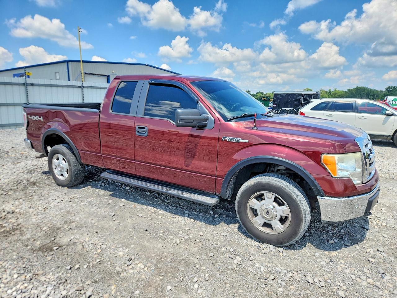 2009 Ford F150 Super Cab Burgundy vin: 1FTPX14V79FB03092