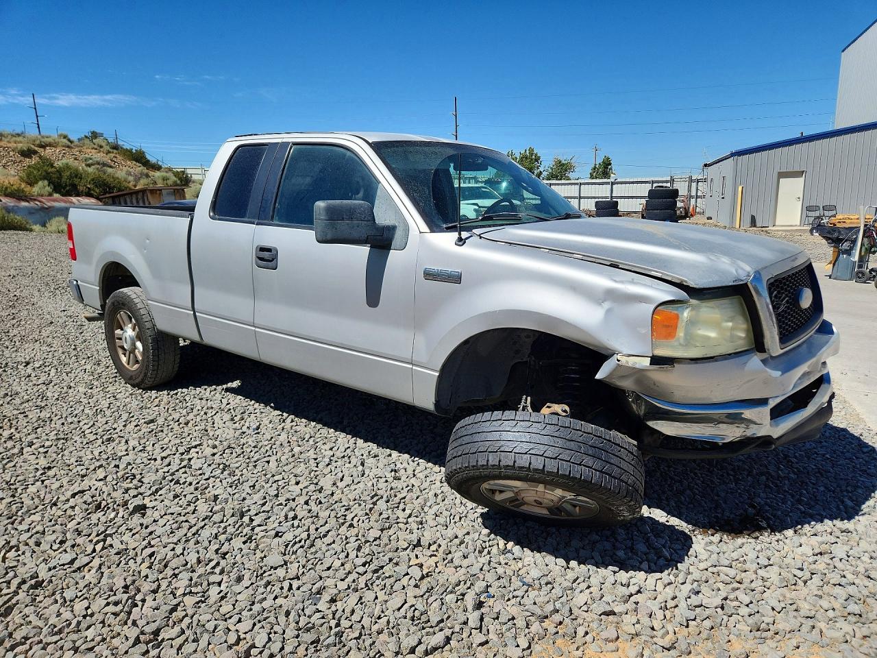 2006 Ford F150 Silver vin: 1FTPX14V86FA89893