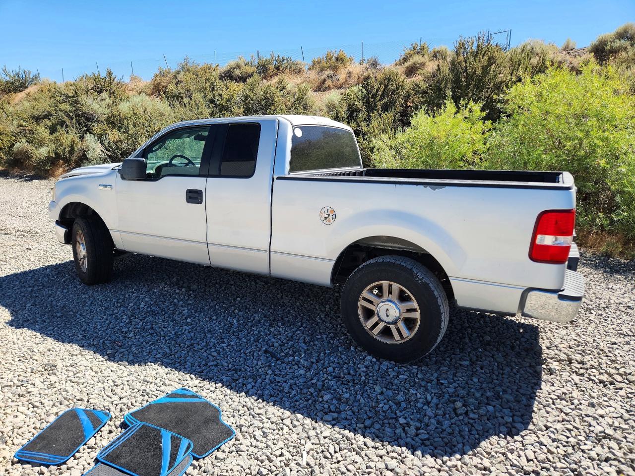 2006 Ford F150 Silver vin: 1FTPX14V86FA89893