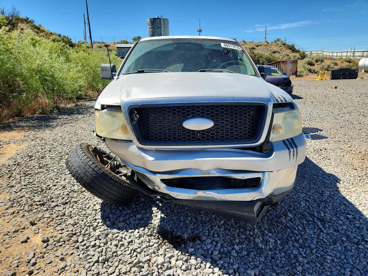2006 Ford F150 Silver vin: 1FTPX14V86FA89893