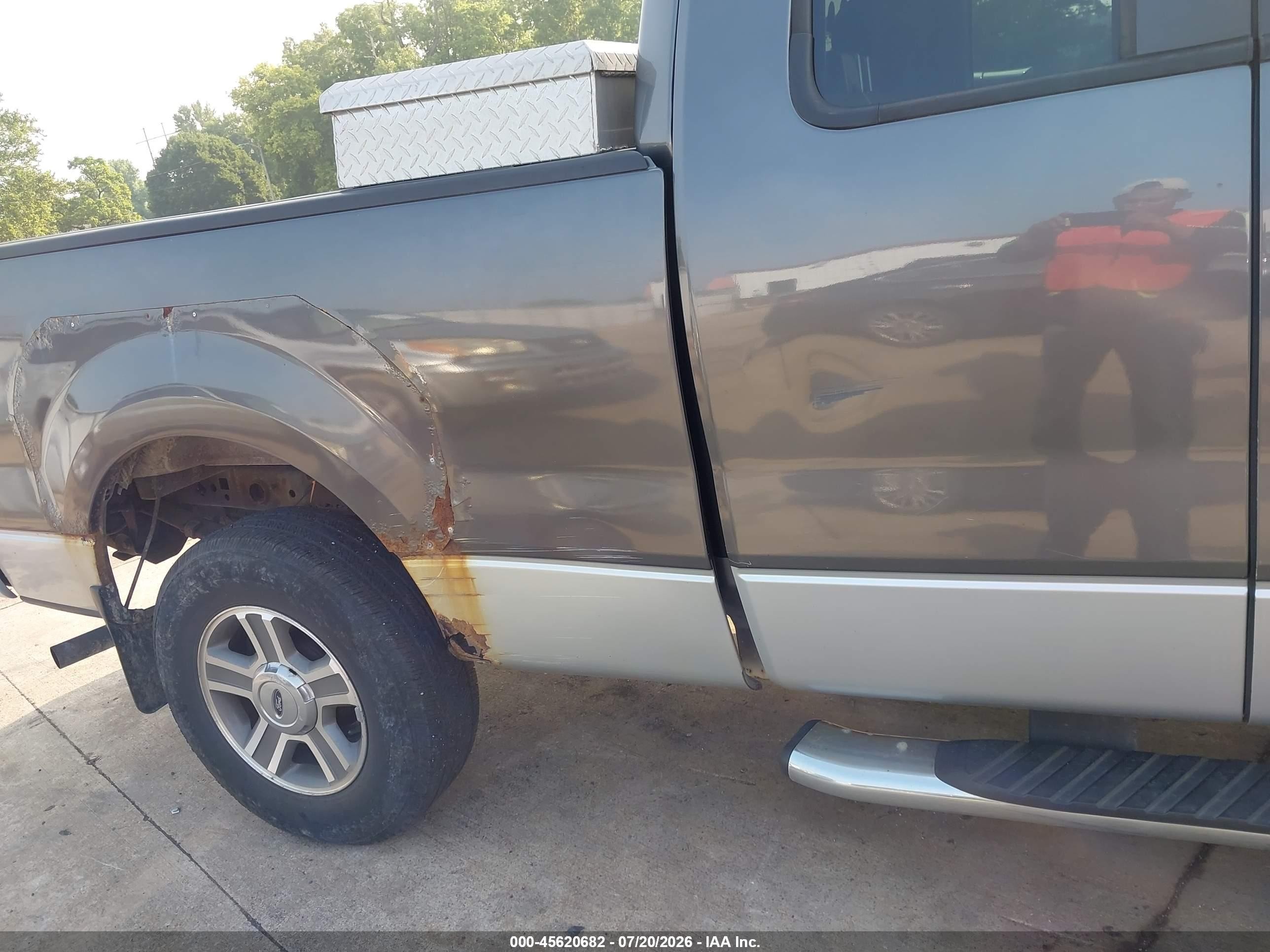 2007 Ford F-150 Fx4/lariat/xl/xlt Серый vin: 1FTPX14V87FA31297