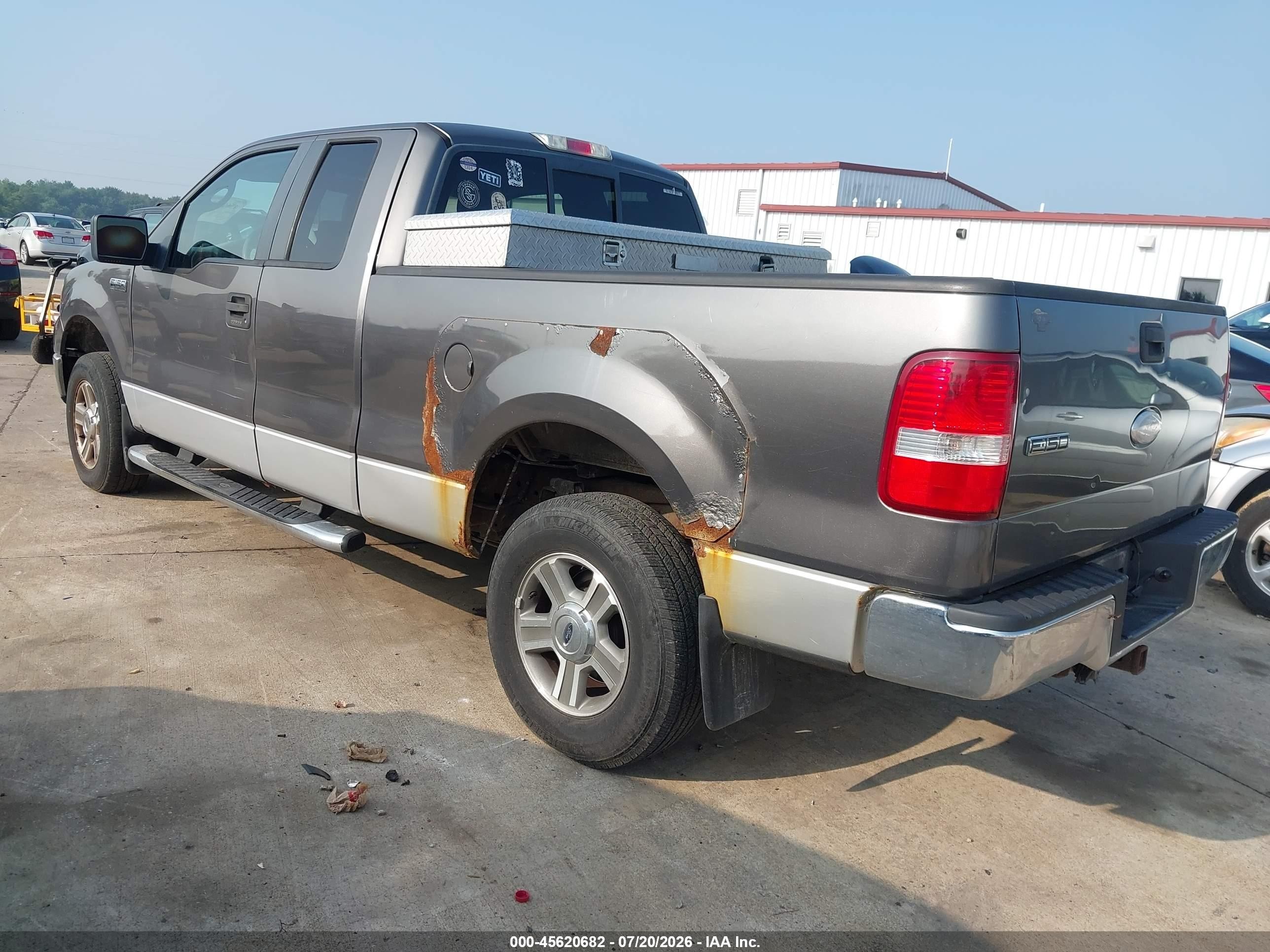 2007 Ford F-150 Fx4/lariat/xl/xlt Серый vin: 1FTPX14V87FA31297
