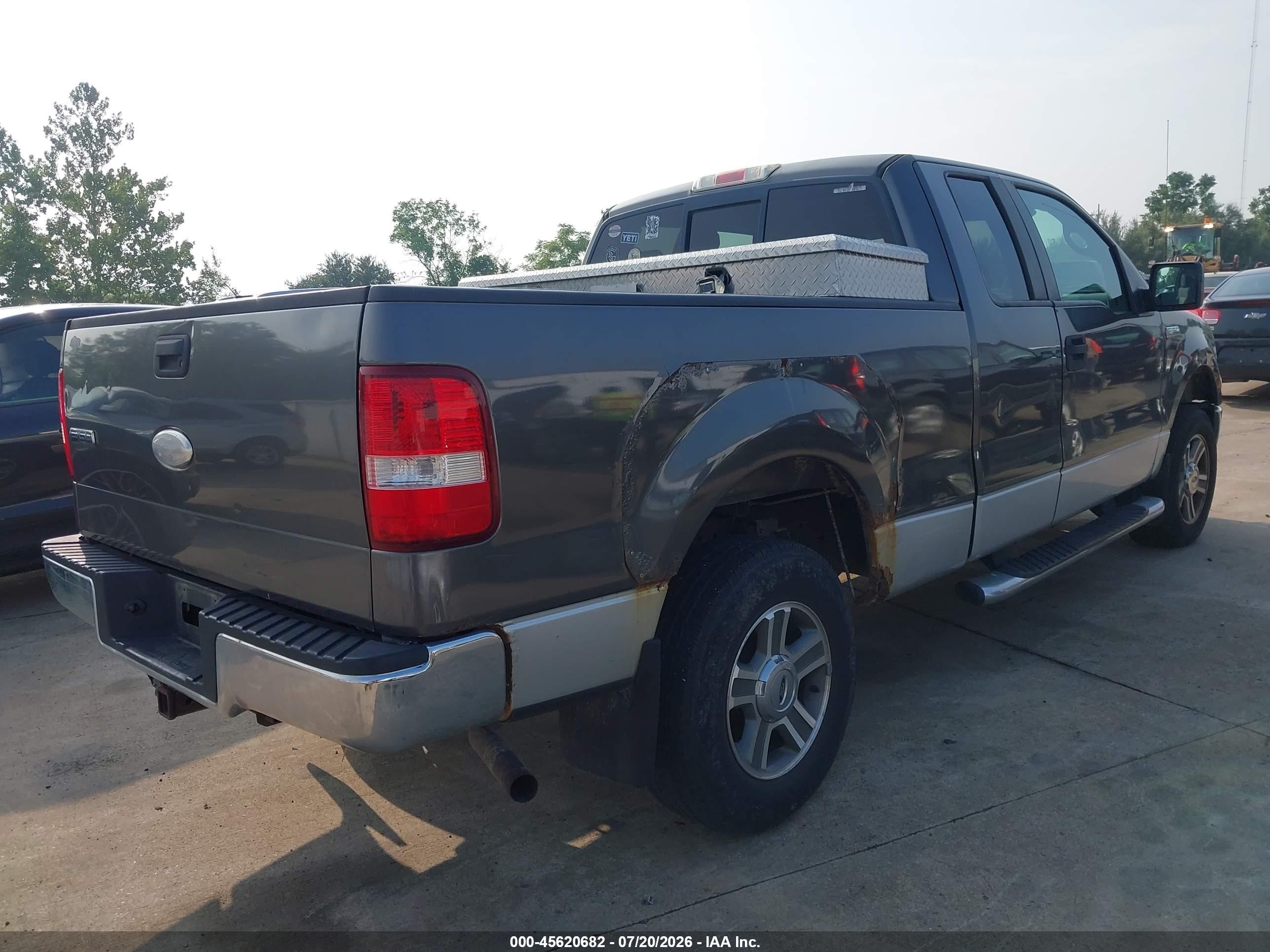2007 Ford F-150 Fx4/lariat/xl/xlt Серый vin: 1FTPX14V87FA31297