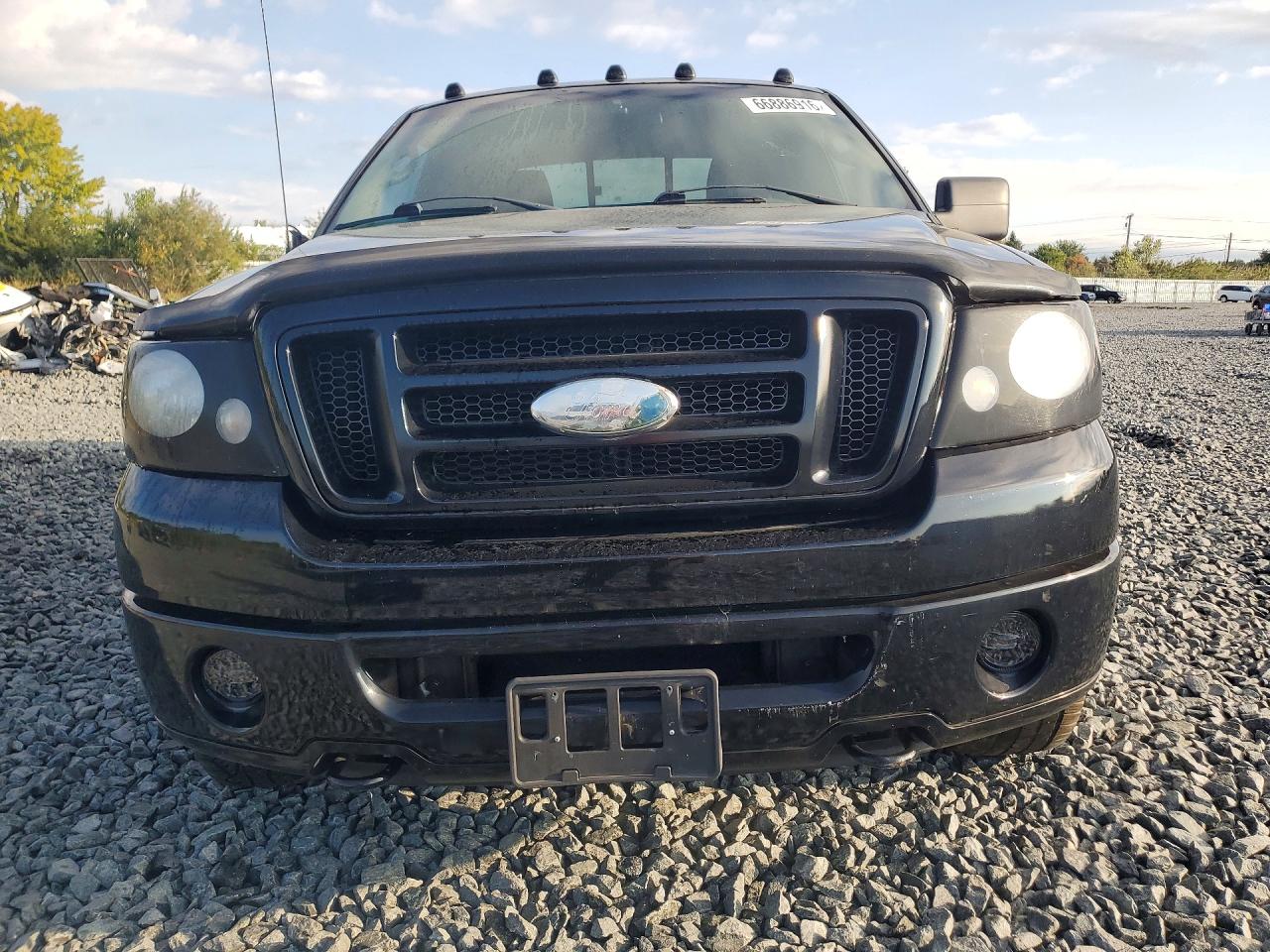 2007 Ford F150 Black vin: 1FTPX14V87FA31512