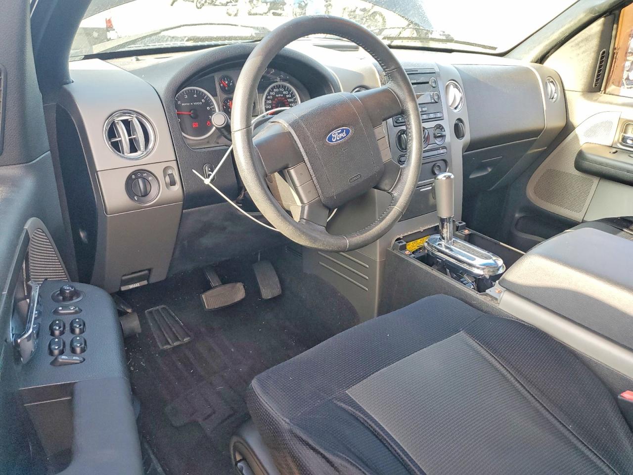 2007 Ford F150 Black vin: 1FTPX14V87FA31512