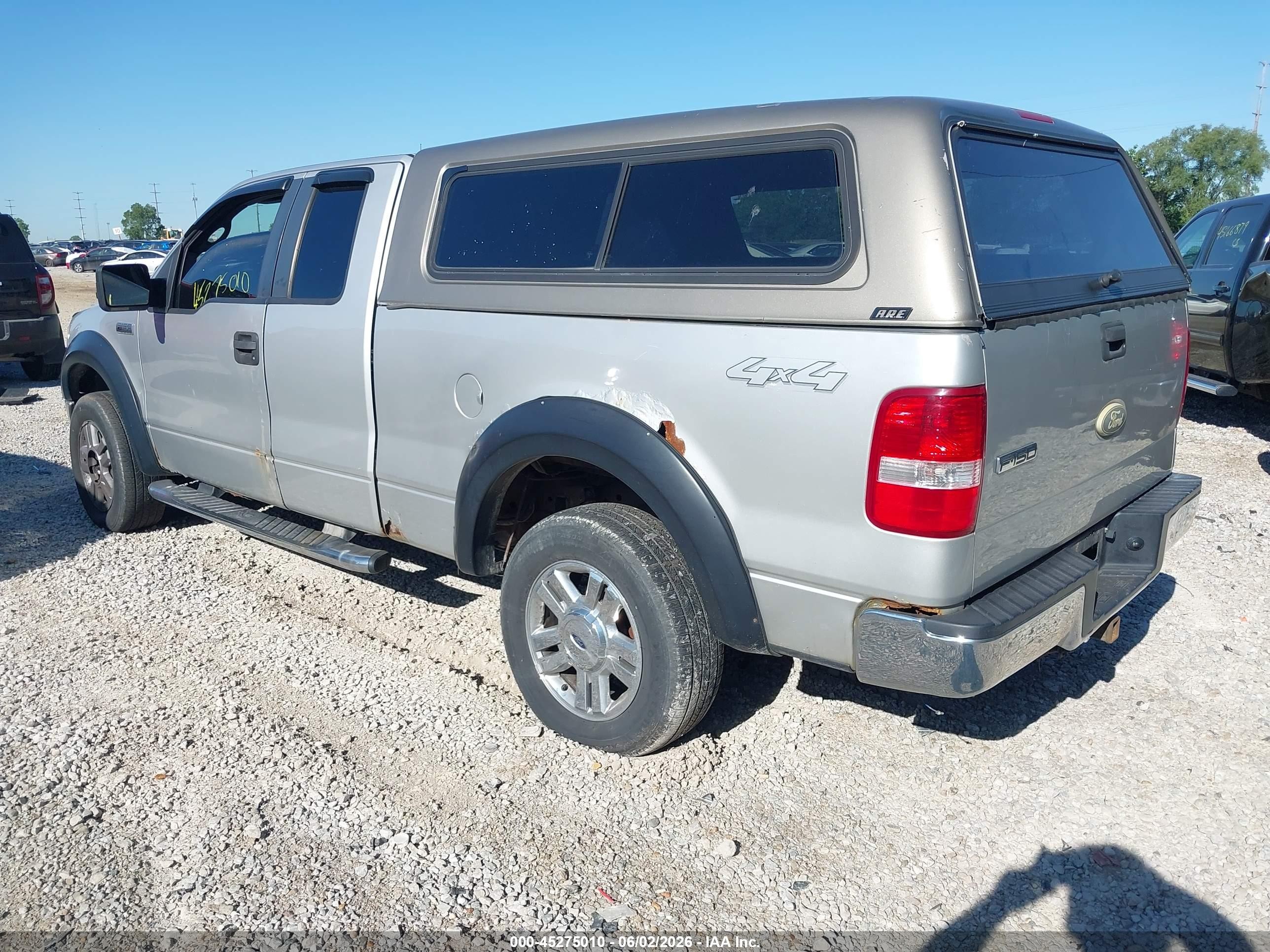 2007 Ford F-150 Fx4/lariat/xl/xlt Silver vin: 1FTPX14V87FA66809