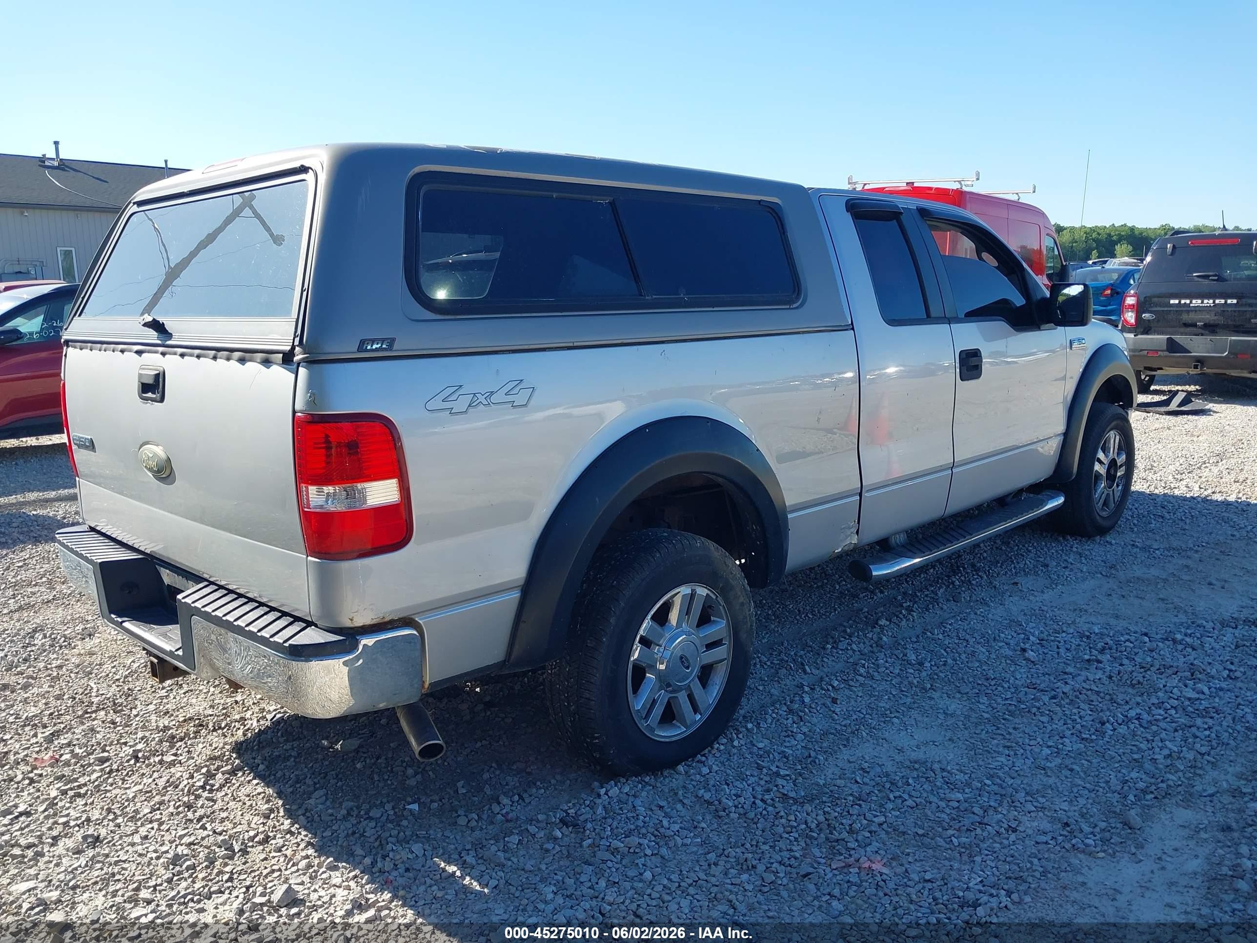 2007 Ford F-150 Fx4/lariat/xl/xlt Silver vin: 1FTPX14V87FA66809