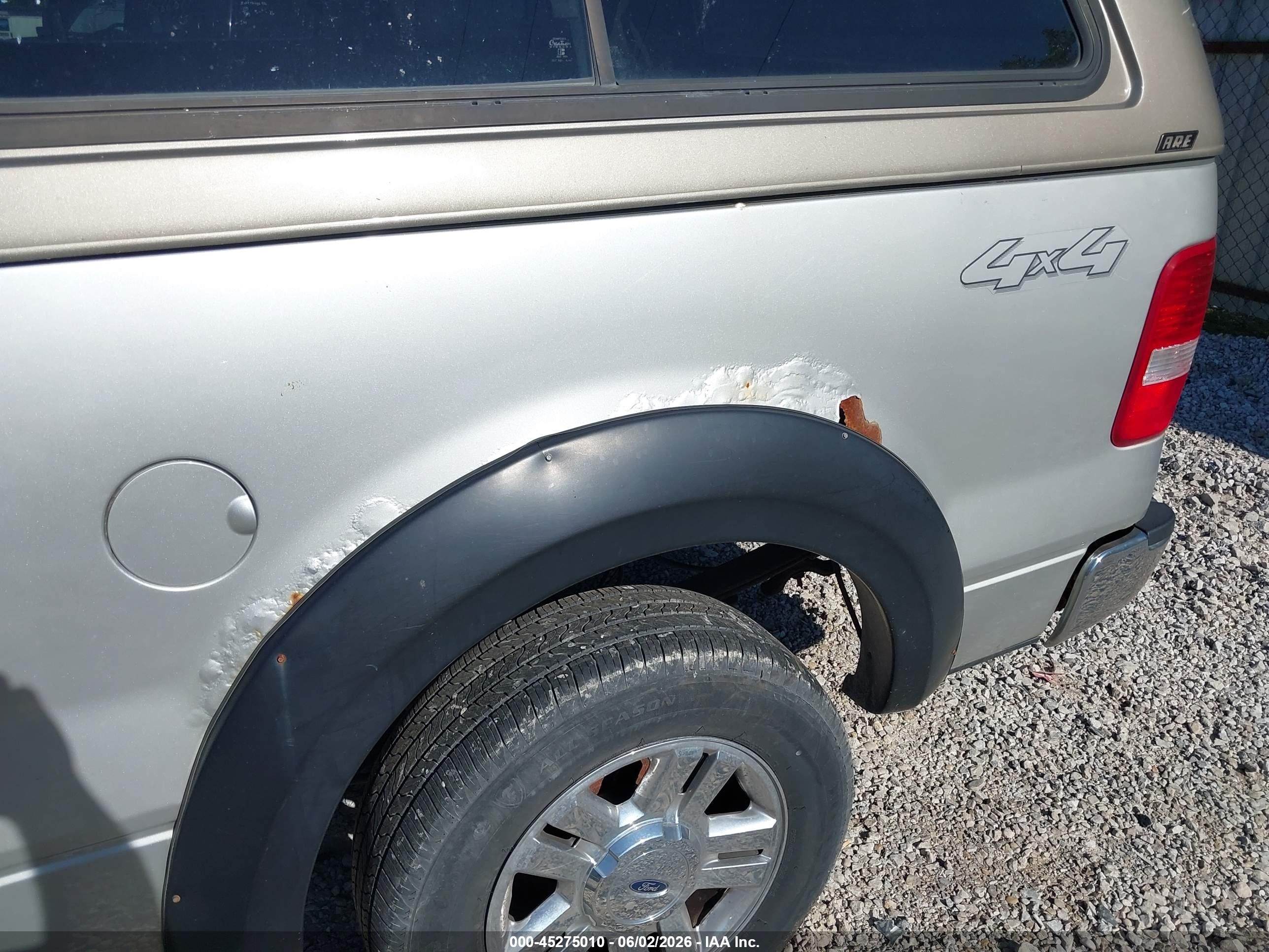 2007 Ford F-150 Fx4/lariat/xl/xlt Silver vin: 1FTPX14V87FA66809