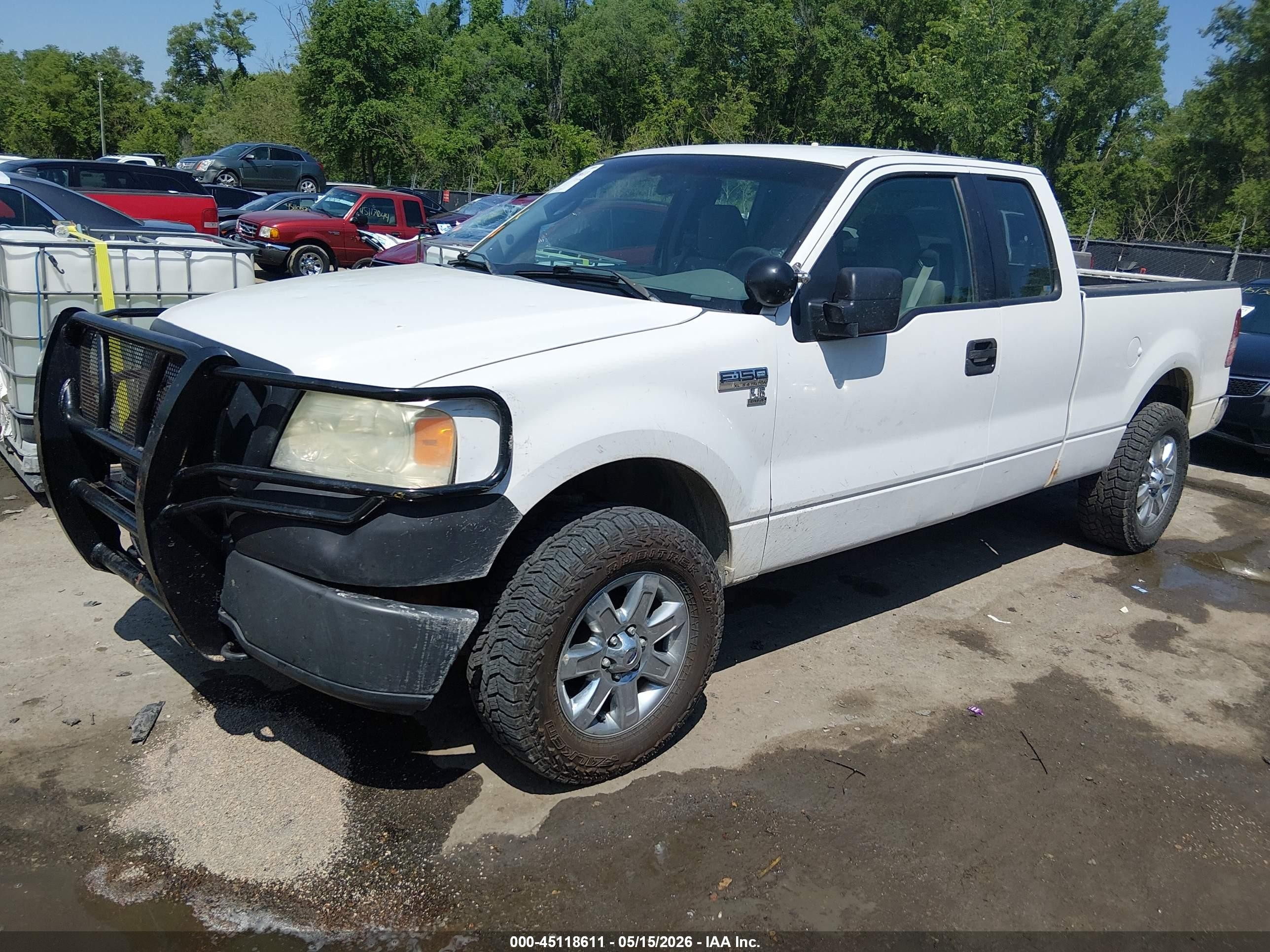 2007 Ford F-150 Fx4/lariat/xl/xlt White vin: 1FTPX14V87FA82296