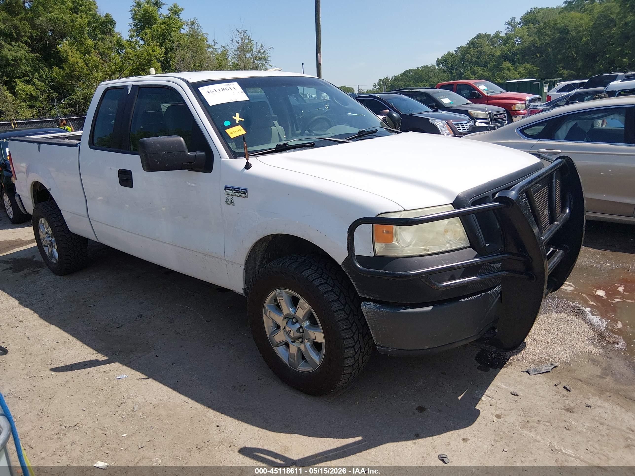 2007 Ford F-150 Fx4/lariat/xl/xlt White vin: 1FTPX14V87FA82296
