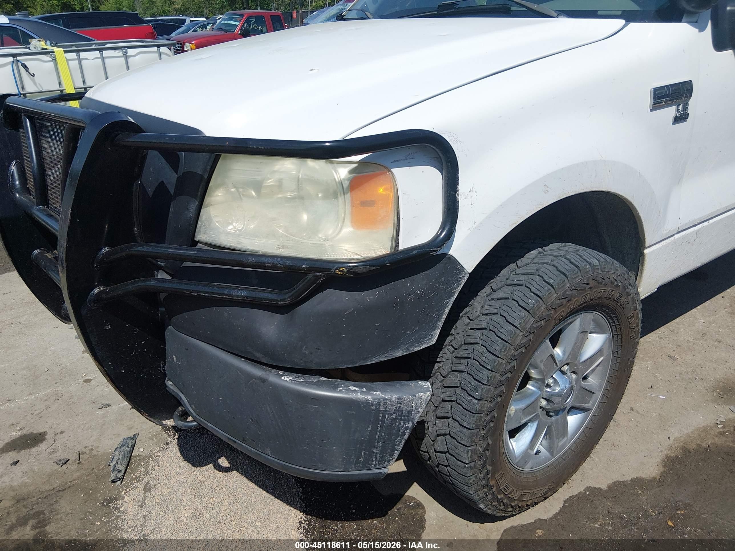 2007 Ford F-150 Fx4/lariat/xl/xlt White vin: 1FTPX14V87FA82296