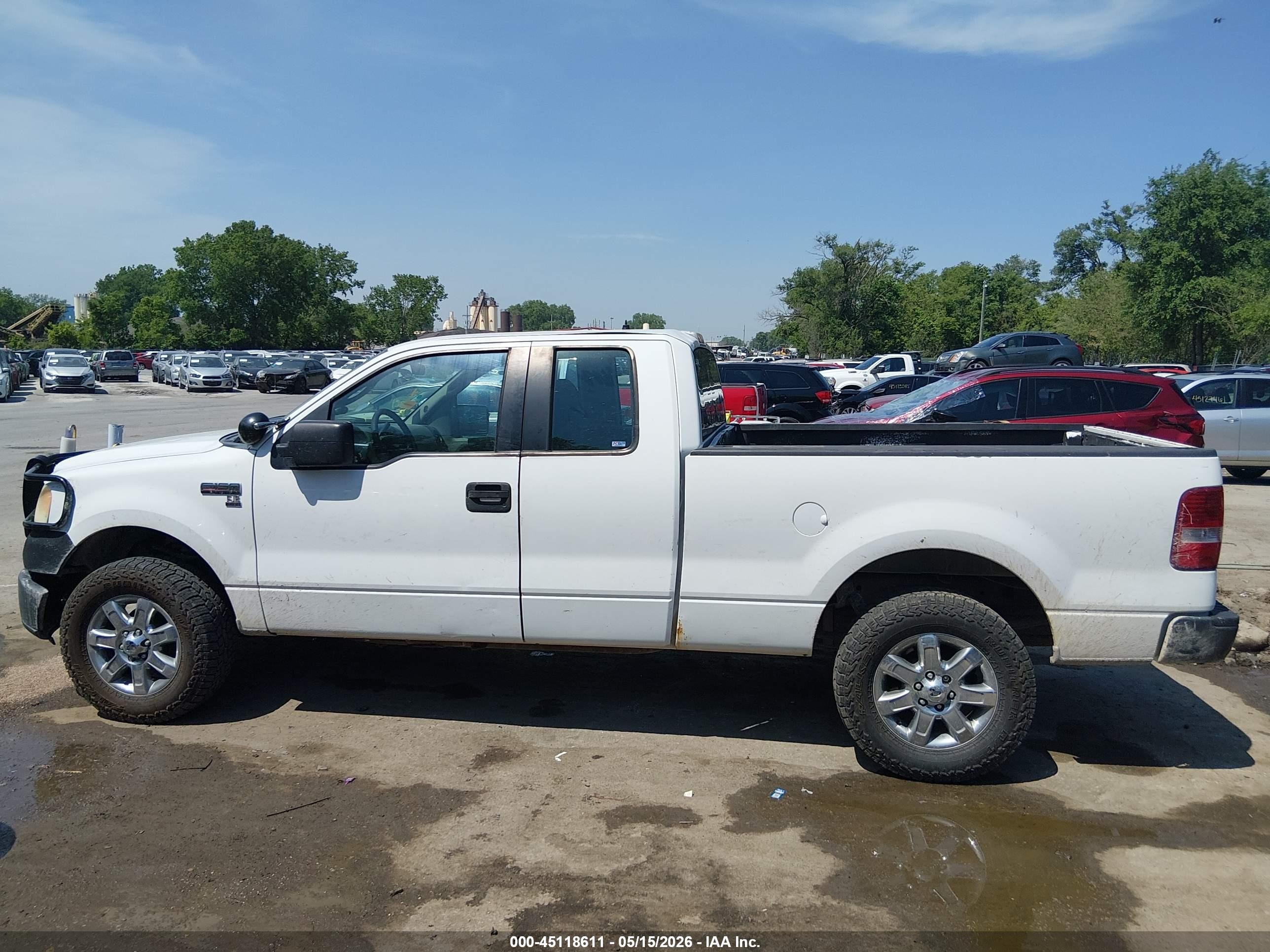 2007 Ford F-150 Fx4/lariat/xl/xlt White vin: 1FTPX14V87FA82296
