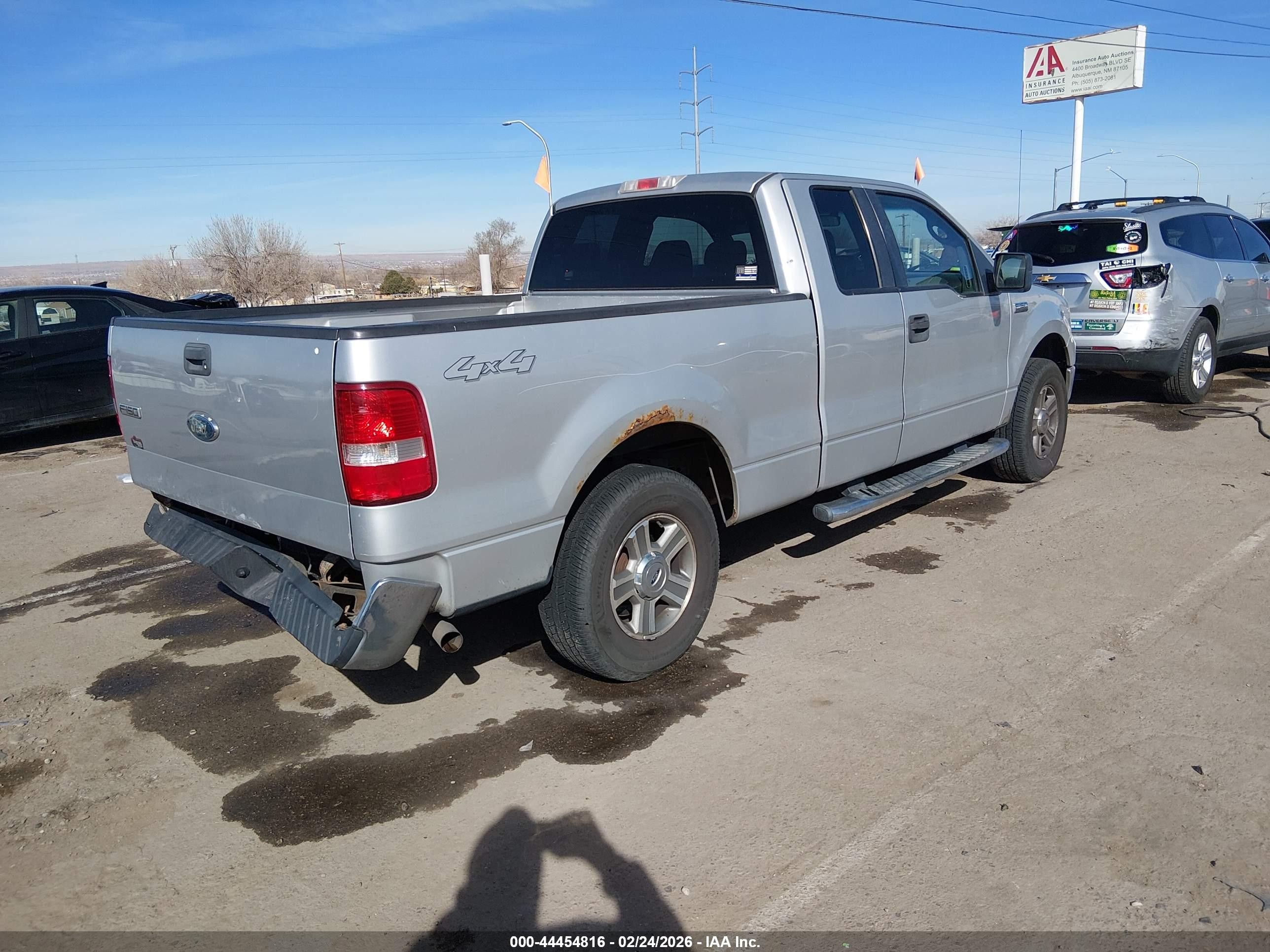 2008 Ford F-150 Fx4/lariat/xl/xlt Silver vin: 1FTPX14V88FA92425