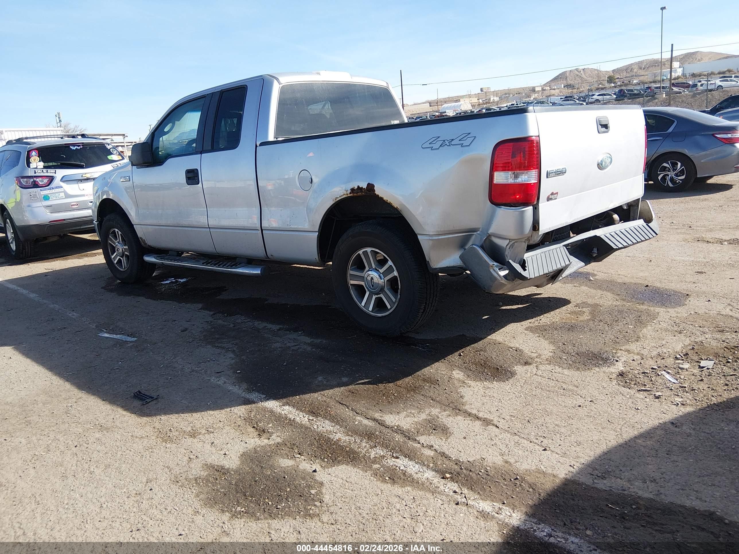 2008 Ford F-150 Fx4/lariat/xl/xlt Silver vin: 1FTPX14V88FA92425