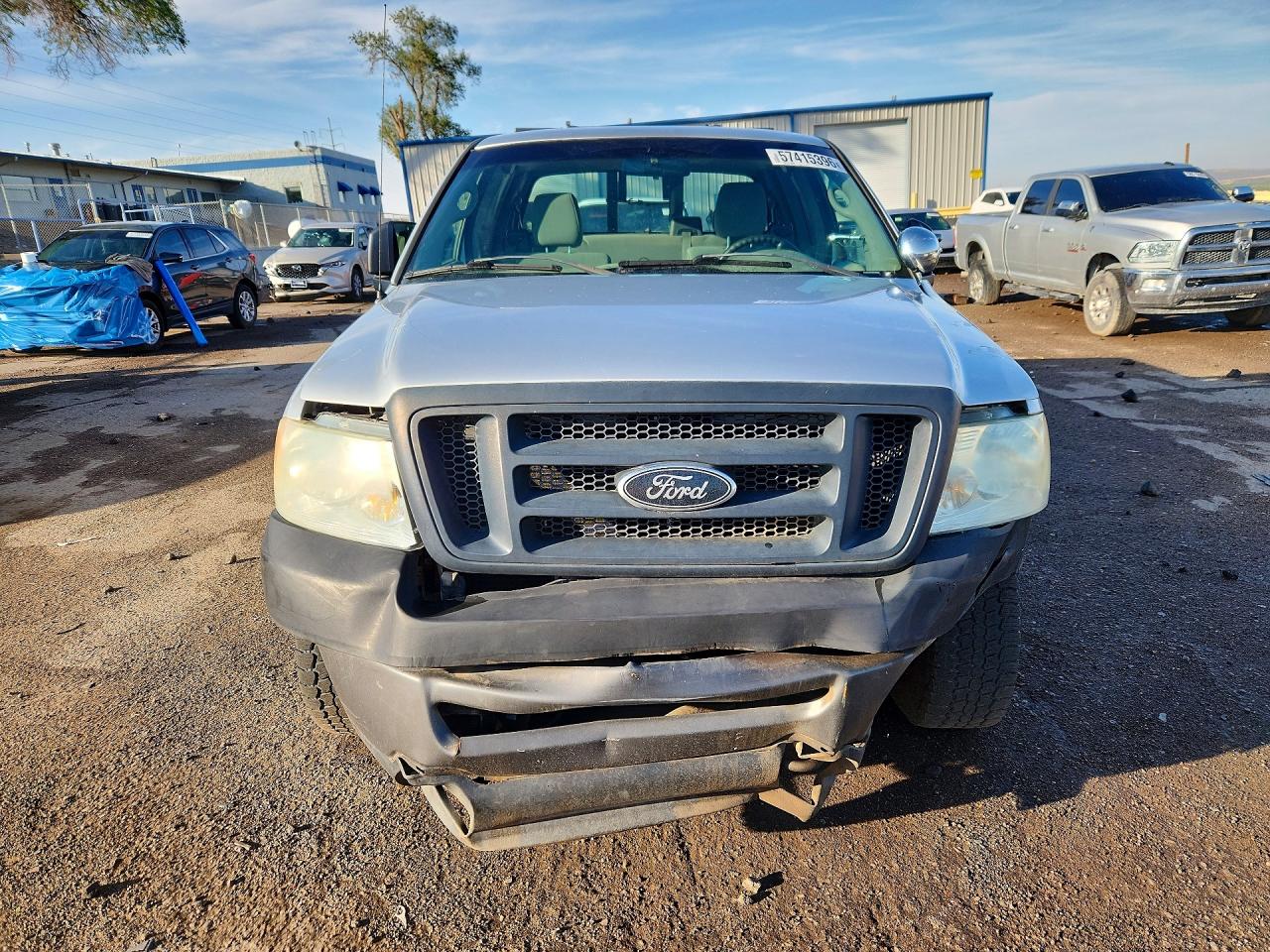 2008 Ford F150 Silver vin: 1FTPX14V88FB59654