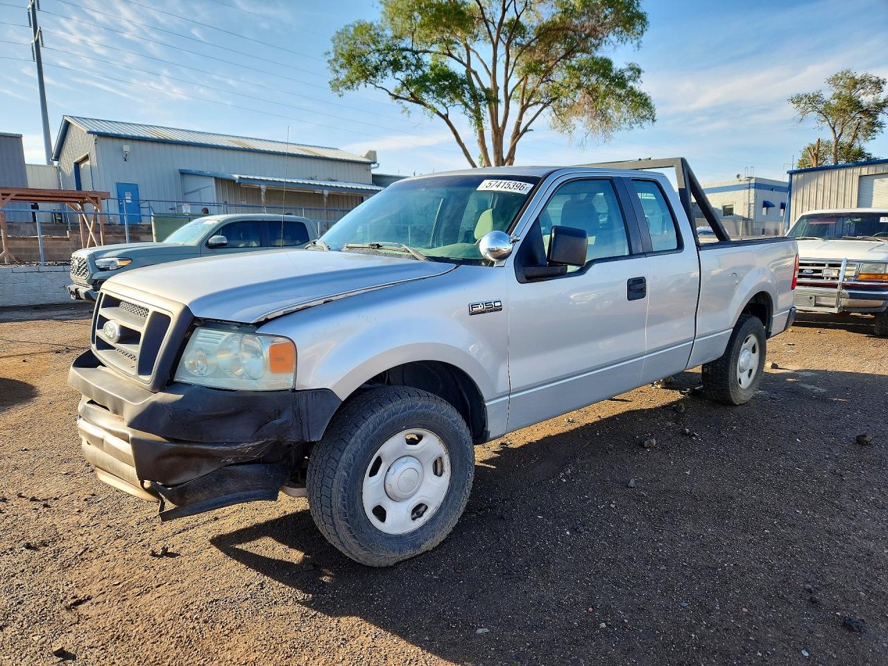 2008 Ford F150 Silver vin: 1FTPX14V88FB59654