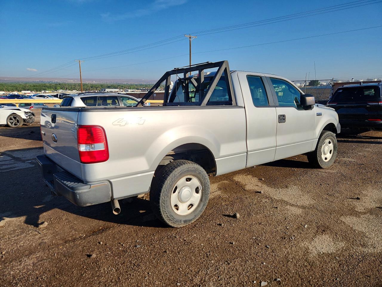 2008 Ford F150 Silver vin: 1FTPX14V88FB59654
