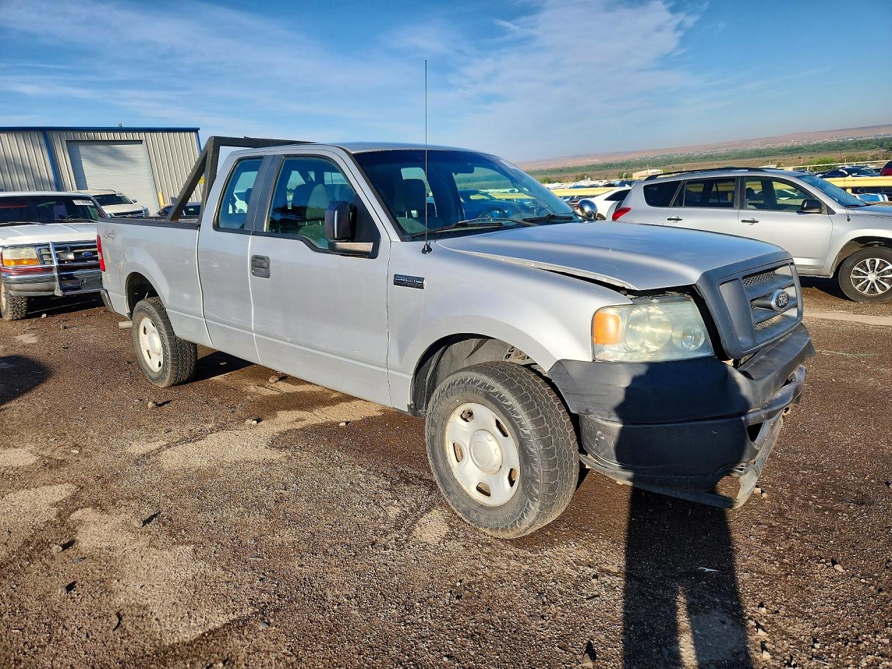 2008 Ford F150 Silver vin: 1FTPX14V88FB59654