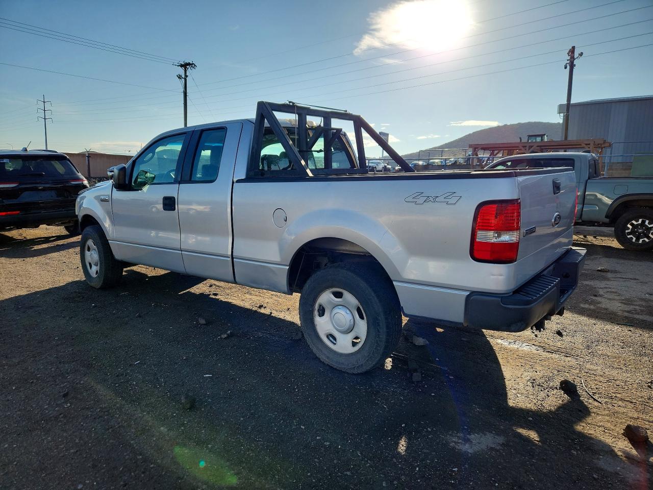 2008 Ford F150 Silver vin: 1FTPX14V88FB59654