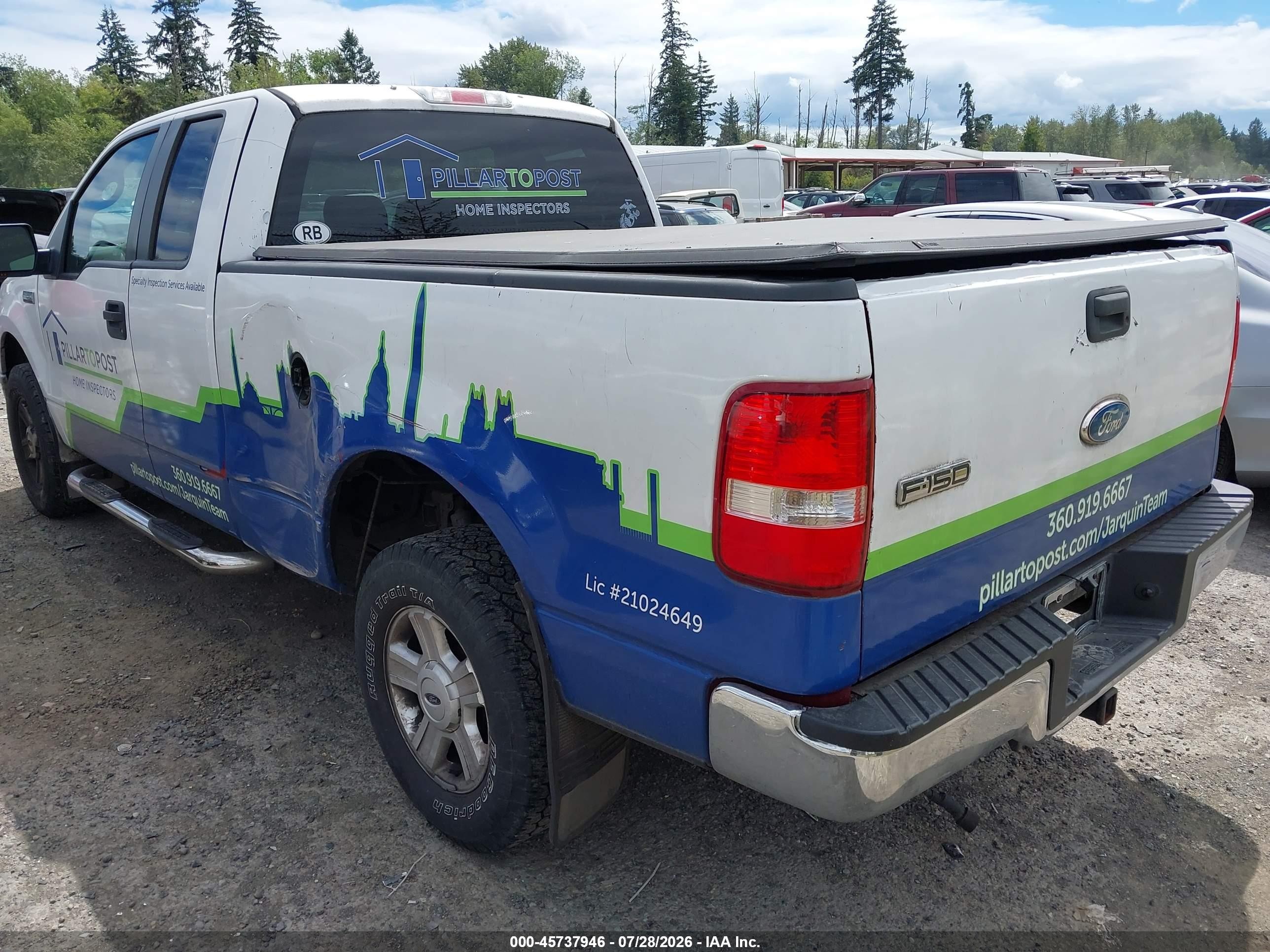 2008 Ford F-150 60th Anniversary/fx4/lariat/xl/xlt White vin: 1FTPX14V88KD59585