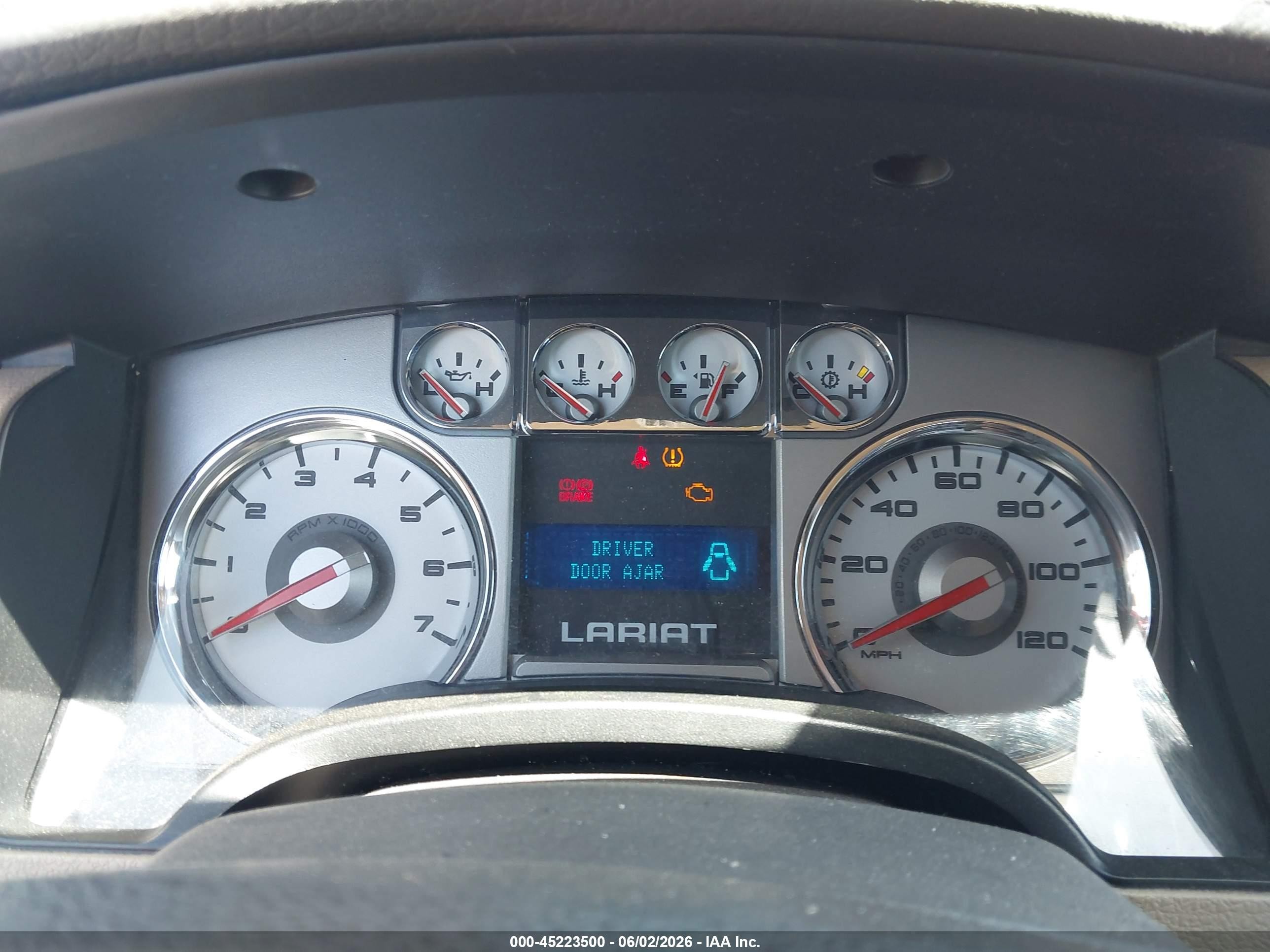 2009 Ford F-150 Lariat Burgundy vin: 1FTPX14V89FA71138