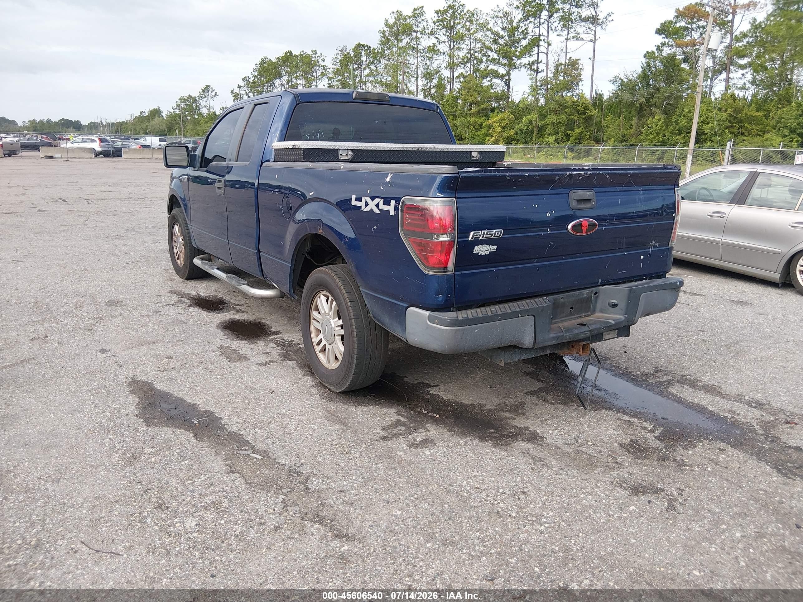 2009 Ford F-150 Fx4/lariat/xl/xlt Blue vin: 1FTPX14V89KB56911