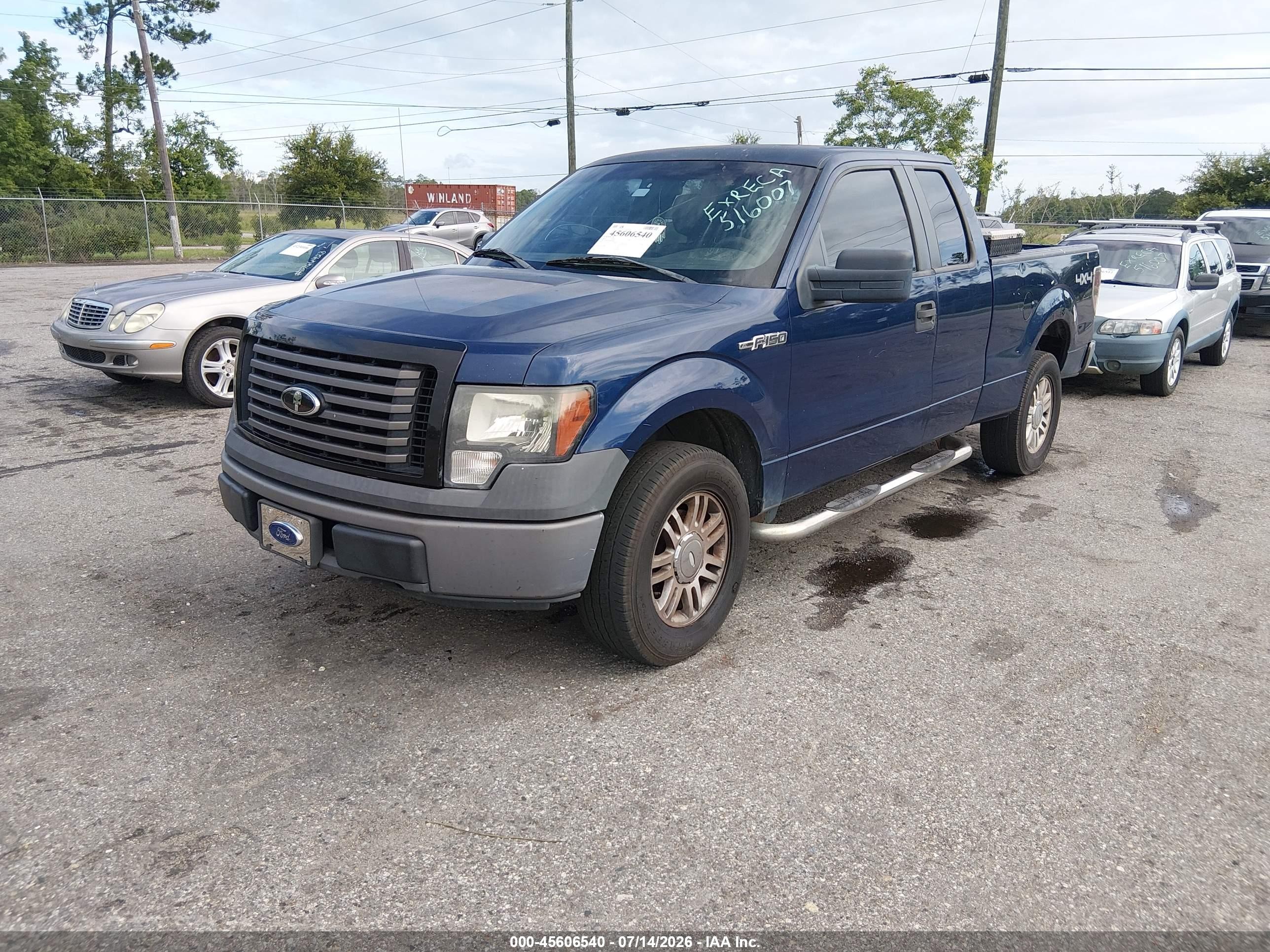 2009 Ford F-150 Fx4/lariat/xl/xlt Blue vin: 1FTPX14V89KB56911