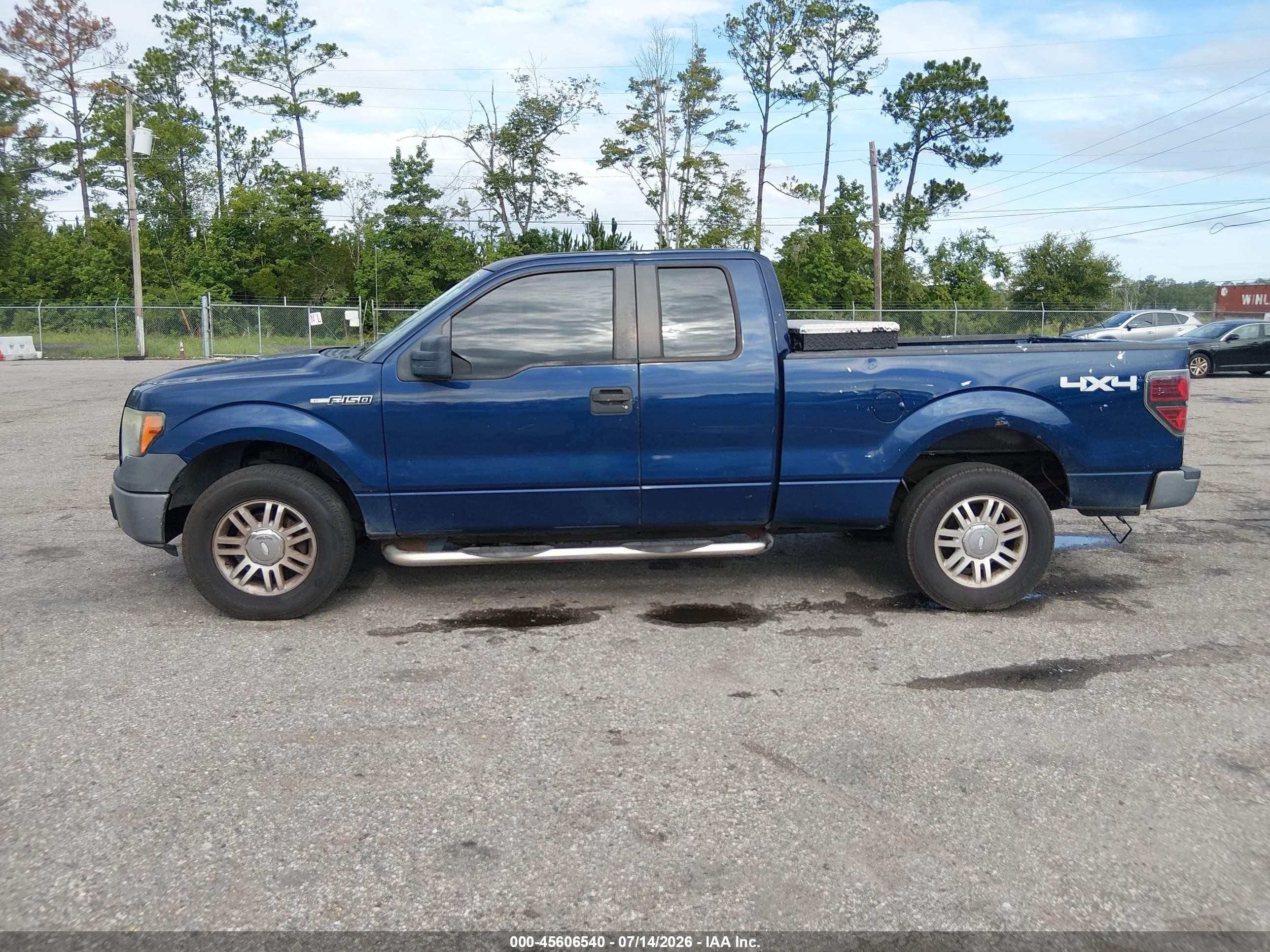 2009 Ford F-150 Fx4/lariat/xl/xlt Blue vin: 1FTPX14V89KB56911