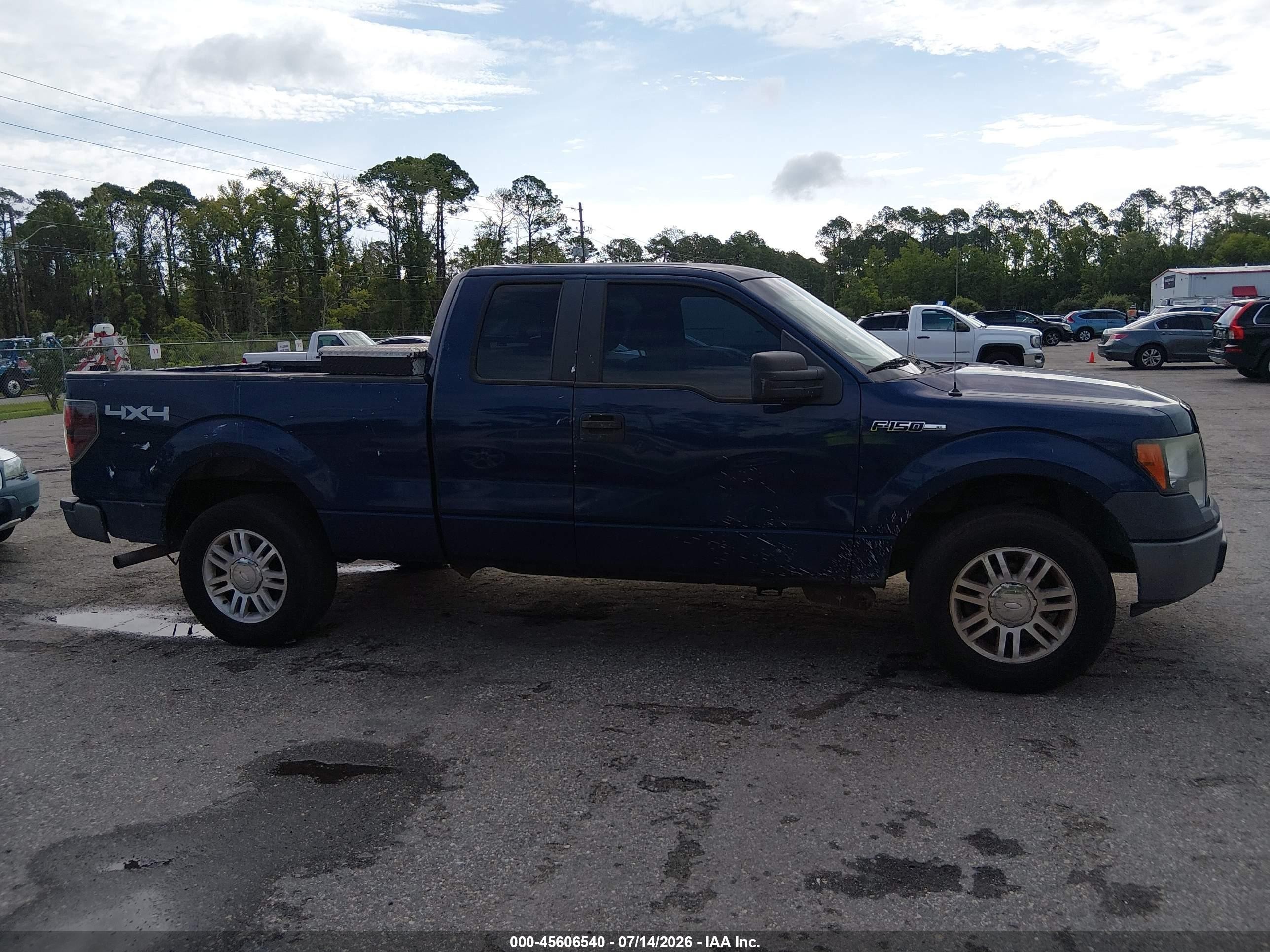2009 Ford F-150 Fx4/lariat/xl/xlt Blue vin: 1FTPX14V89KB56911