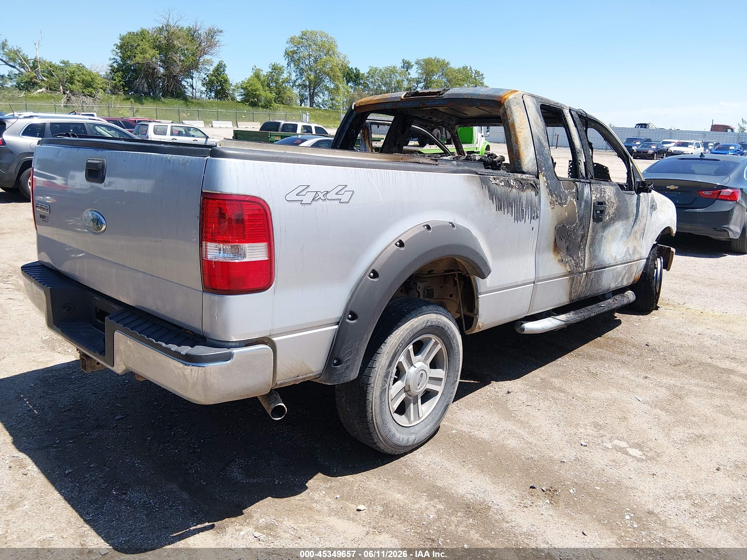 2007 Ford F-150   Silver vin: 1FTPX14V97FA14637