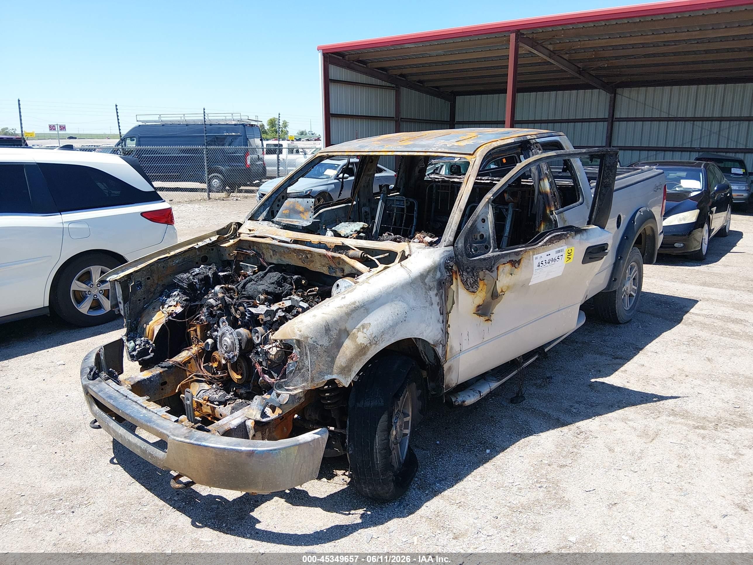 2007 Ford F-150   Silver vin: 1FTPX14V97FA14637