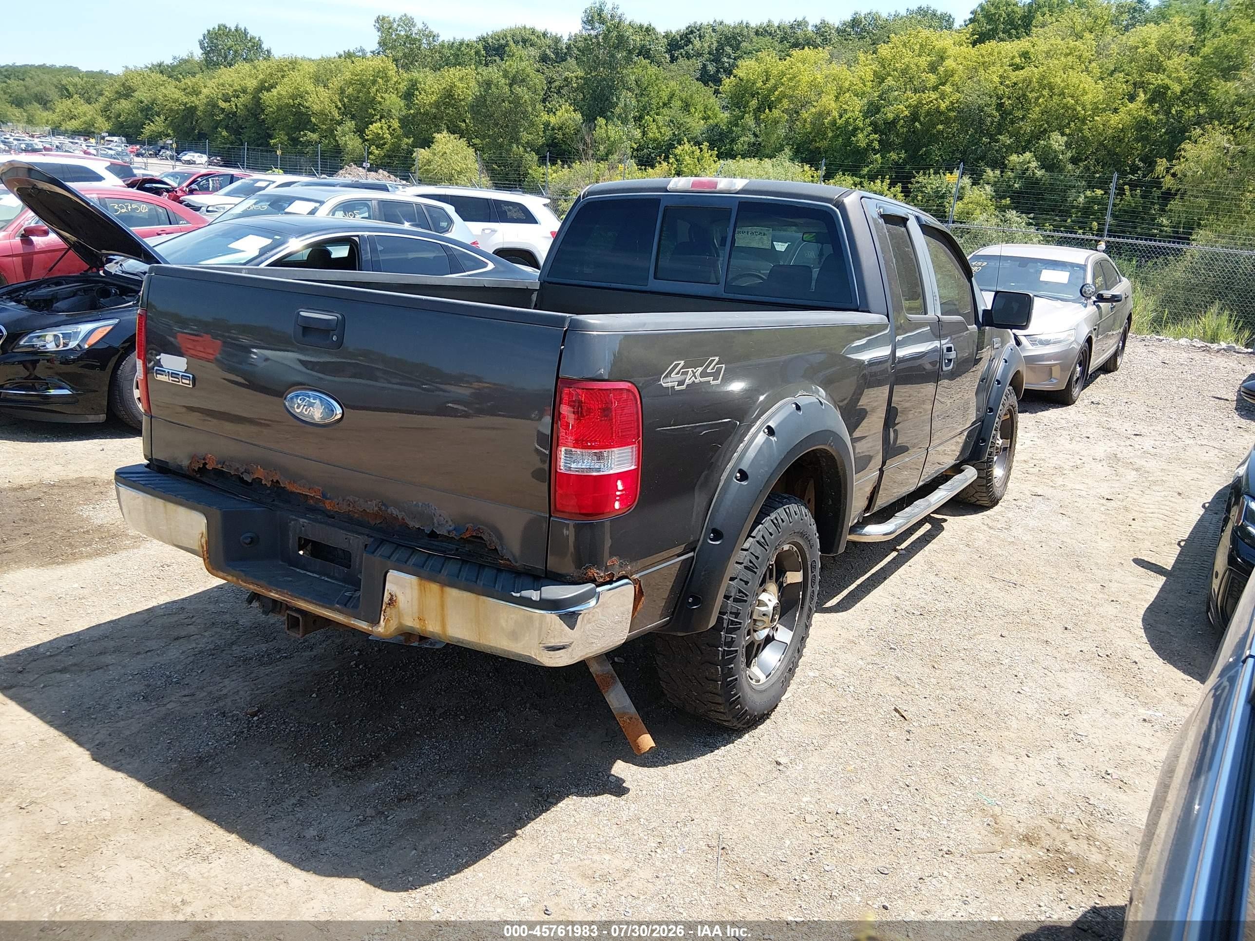 2007 Ford F-150 Fx4/lariat/xl/xlt Коричневый vin: 1FTPX14V97FA19482