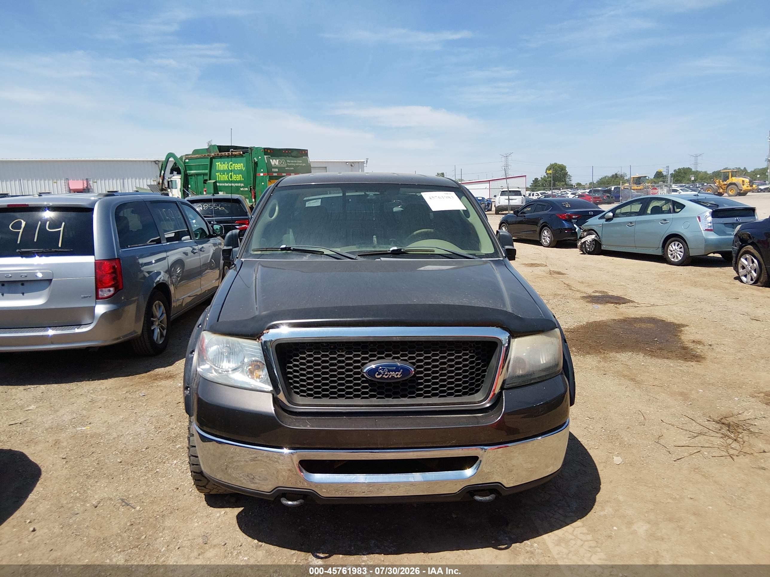 2007 Ford F-150 Fx4/lariat/xl/xlt Коричневый vin: 1FTPX14V97FA19482