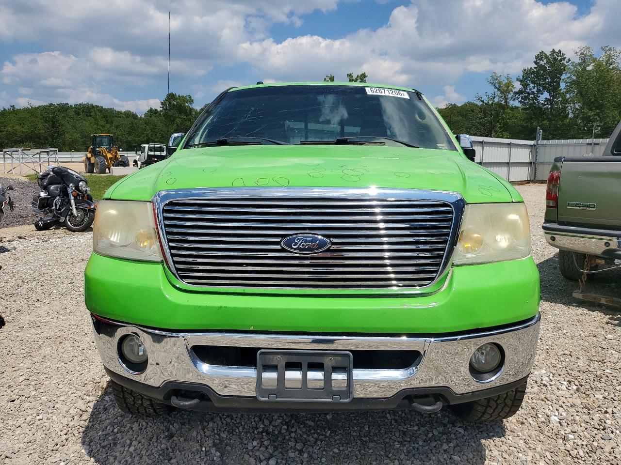 2007 Ford F150 Green vin: 1FTPX14V97FA36301