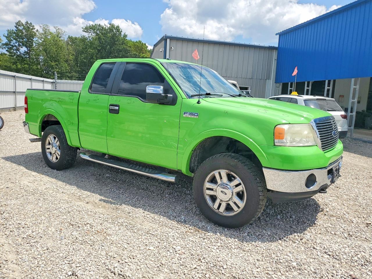 2007 Ford F150 Green vin: 1FTPX14V97FA36301