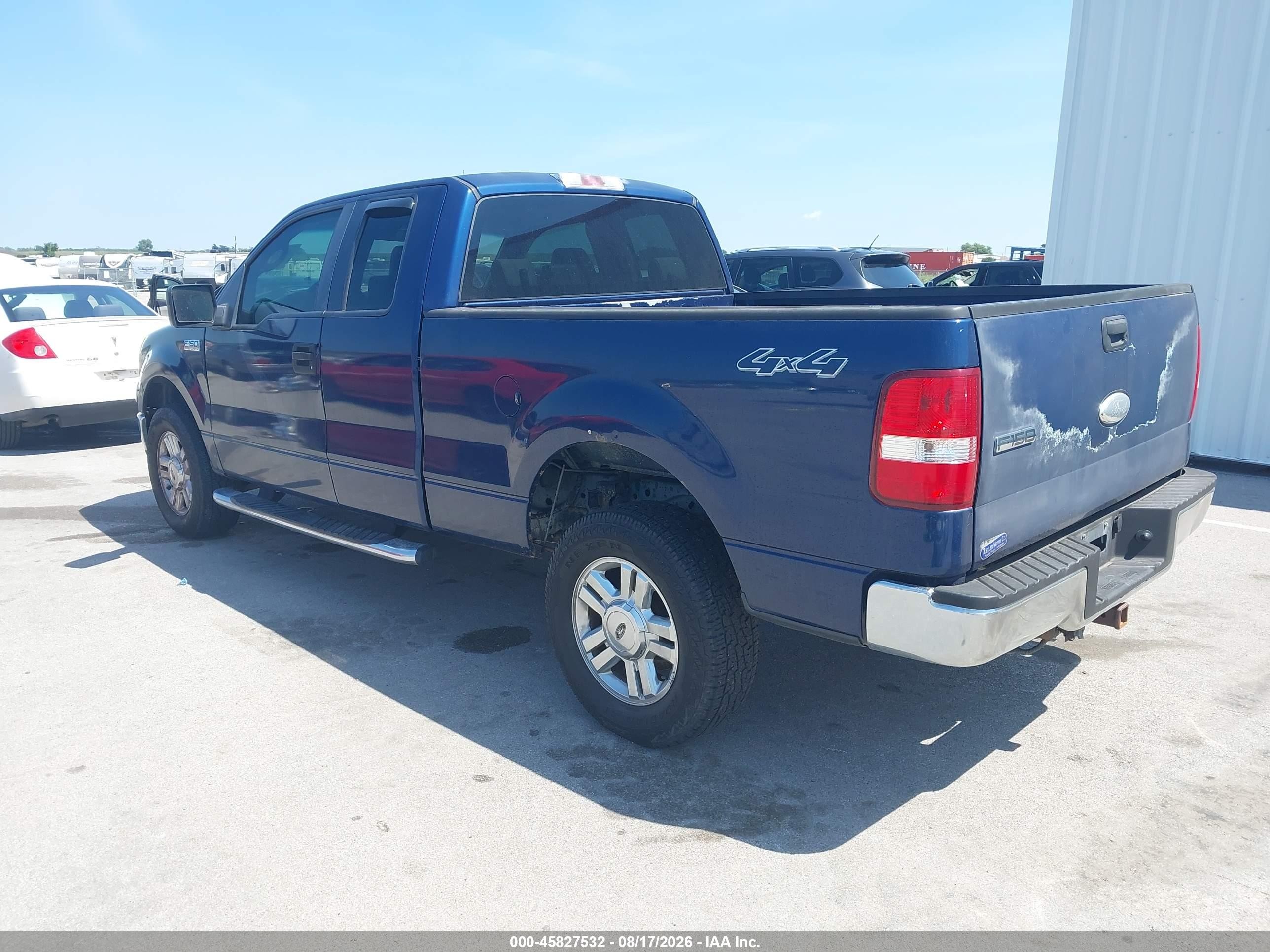 2007 Ford F-150 Fx4/lariat/xl/xlt Blue vin: 1FTPX14V97NA53038