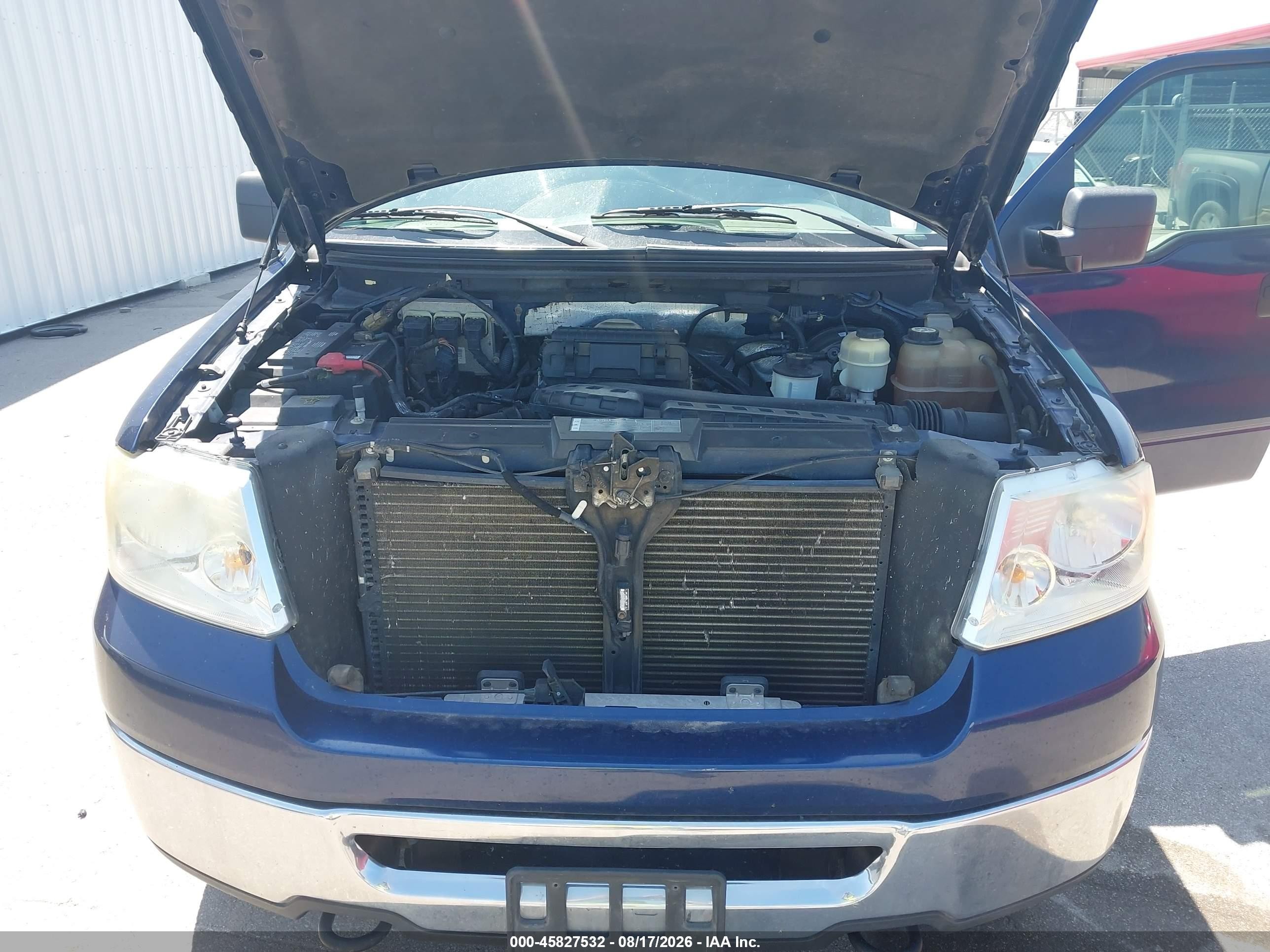2007 Ford F-150 Fx4/lariat/xl/xlt Blue vin: 1FTPX14V97NA53038