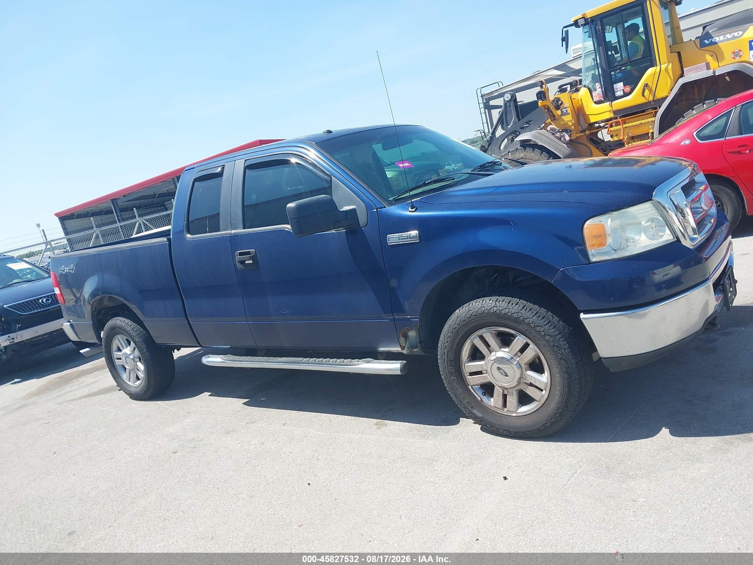 2007 Ford F-150 Fx4/lariat/xl/xlt Blue vin: 1FTPX14V97NA53038