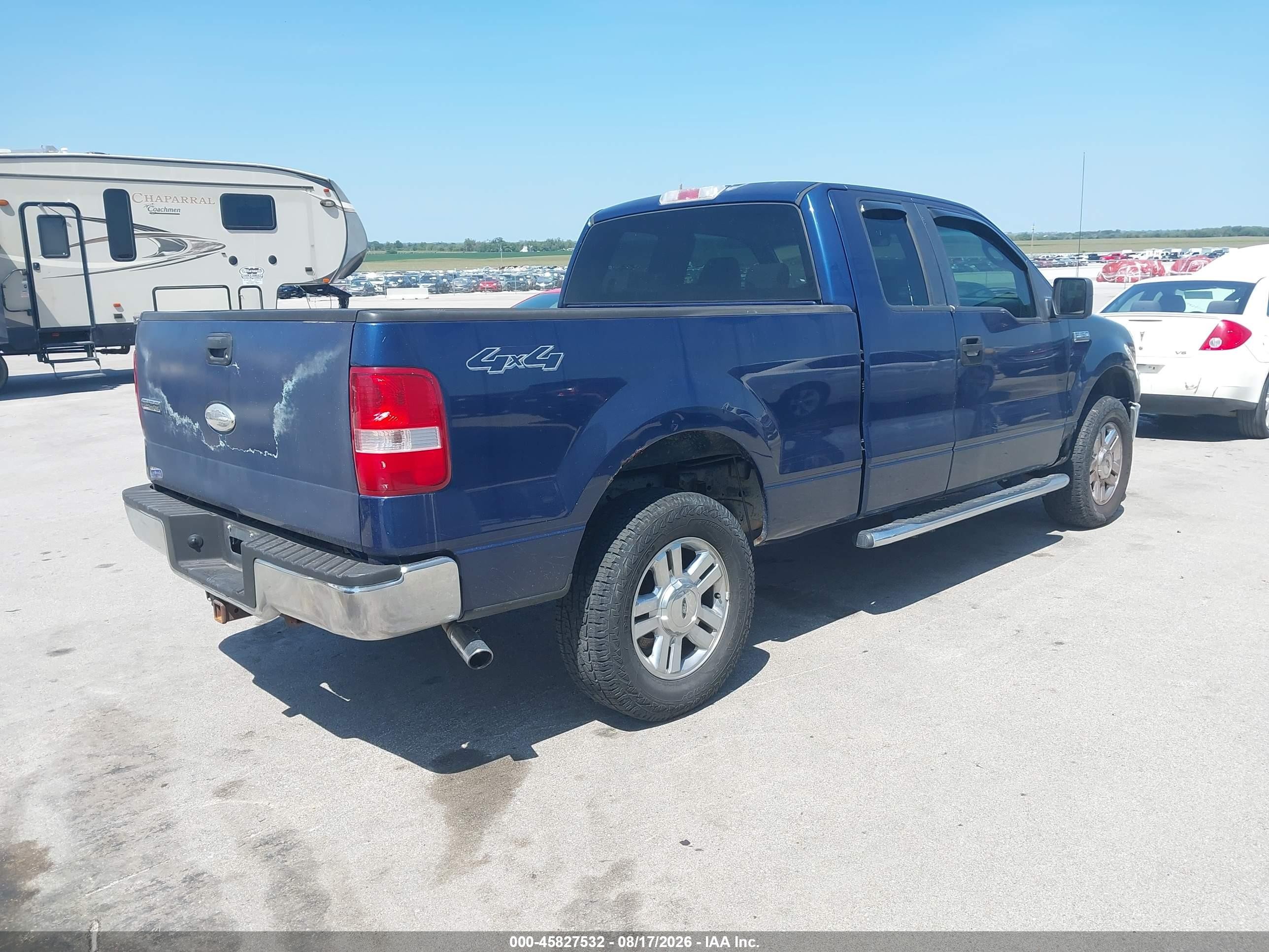 2007 Ford F-150 Fx4/lariat/xl/xlt Blue vin: 1FTPX14V97NA53038