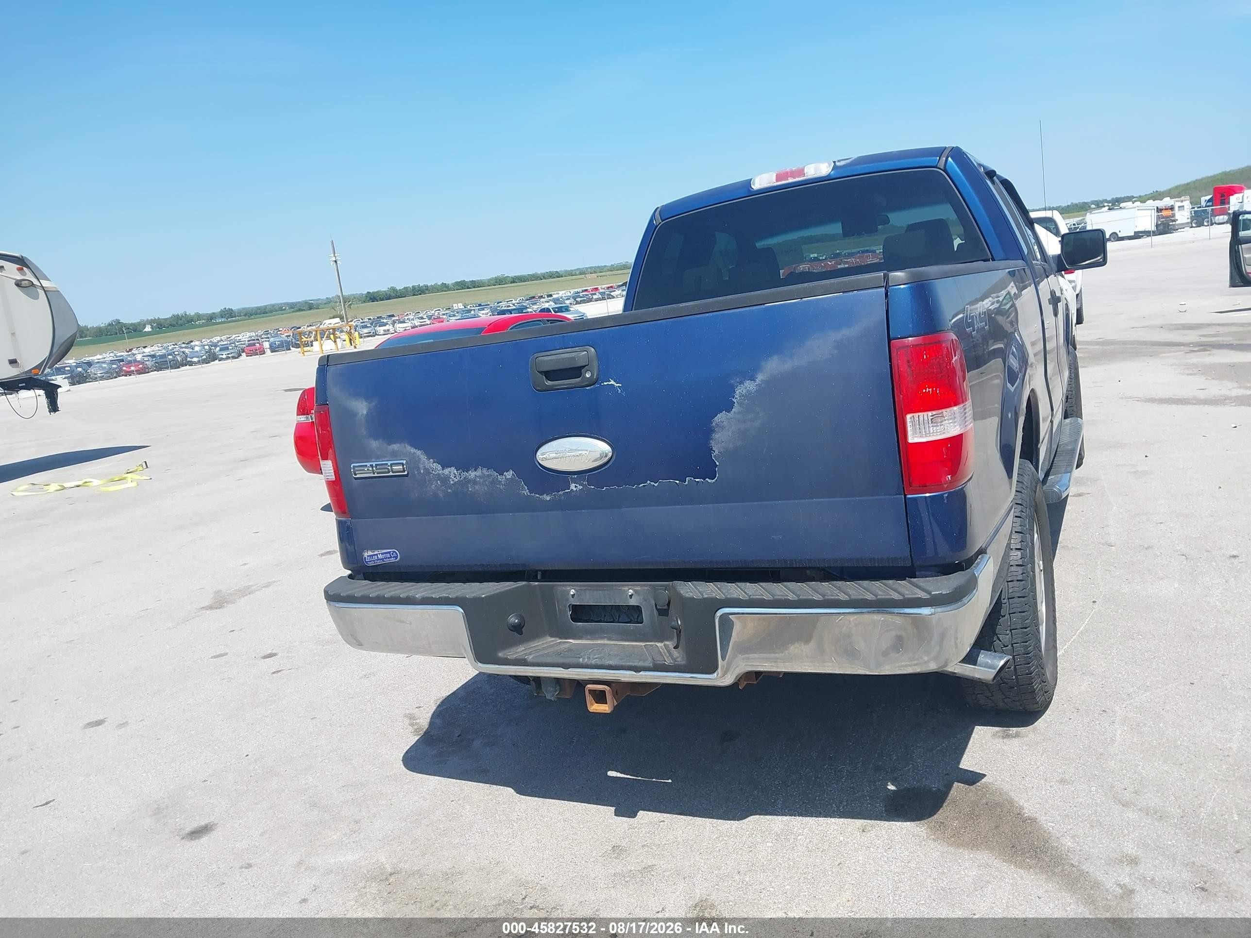 2007 Ford F-150 Fx4/lariat/xl/xlt Blue vin: 1FTPX14V97NA53038