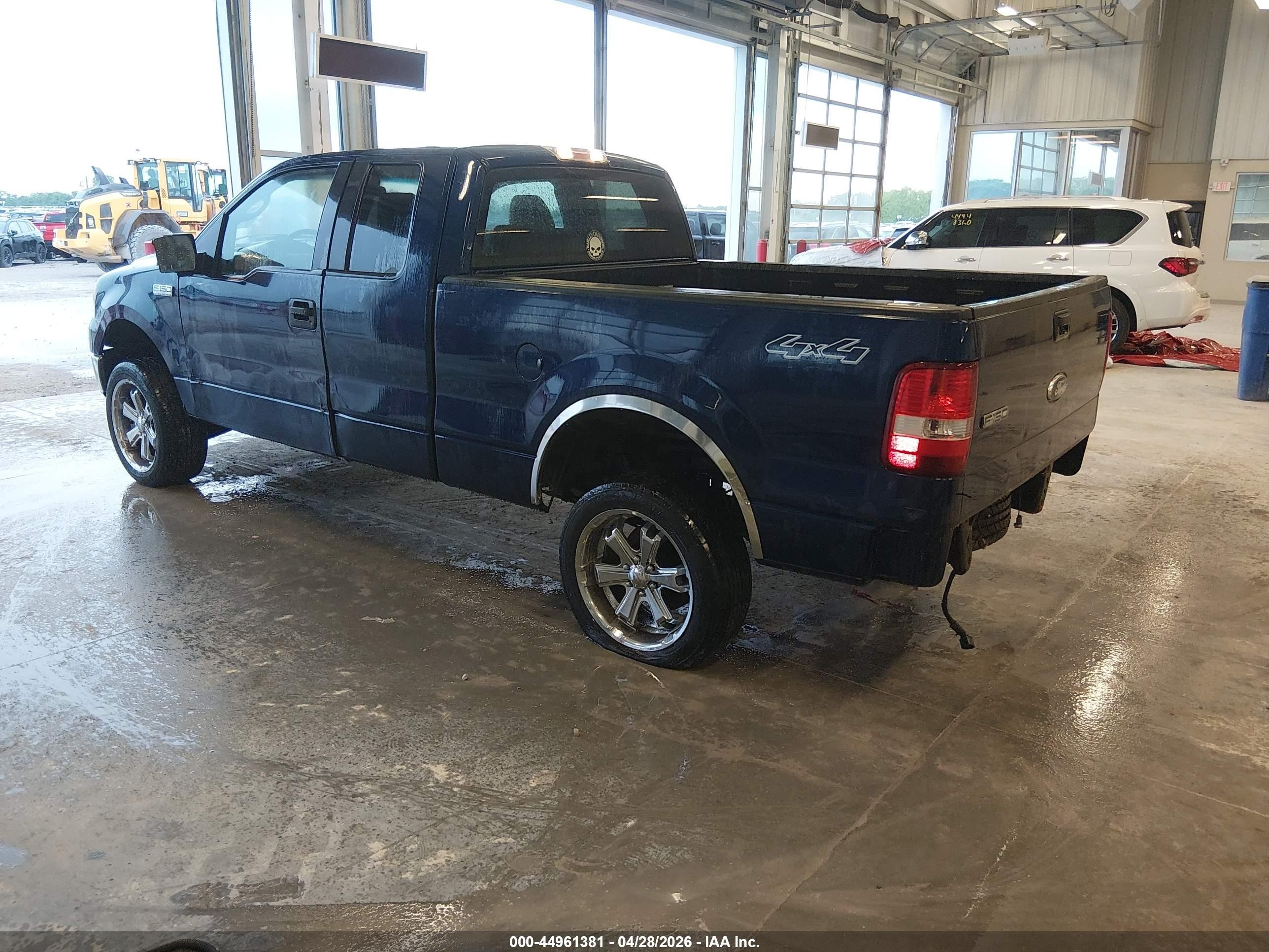 2008 Ford F-150 Fx4/lariat/xl/xlt Blue vin: 1FTPX14V98FA42763