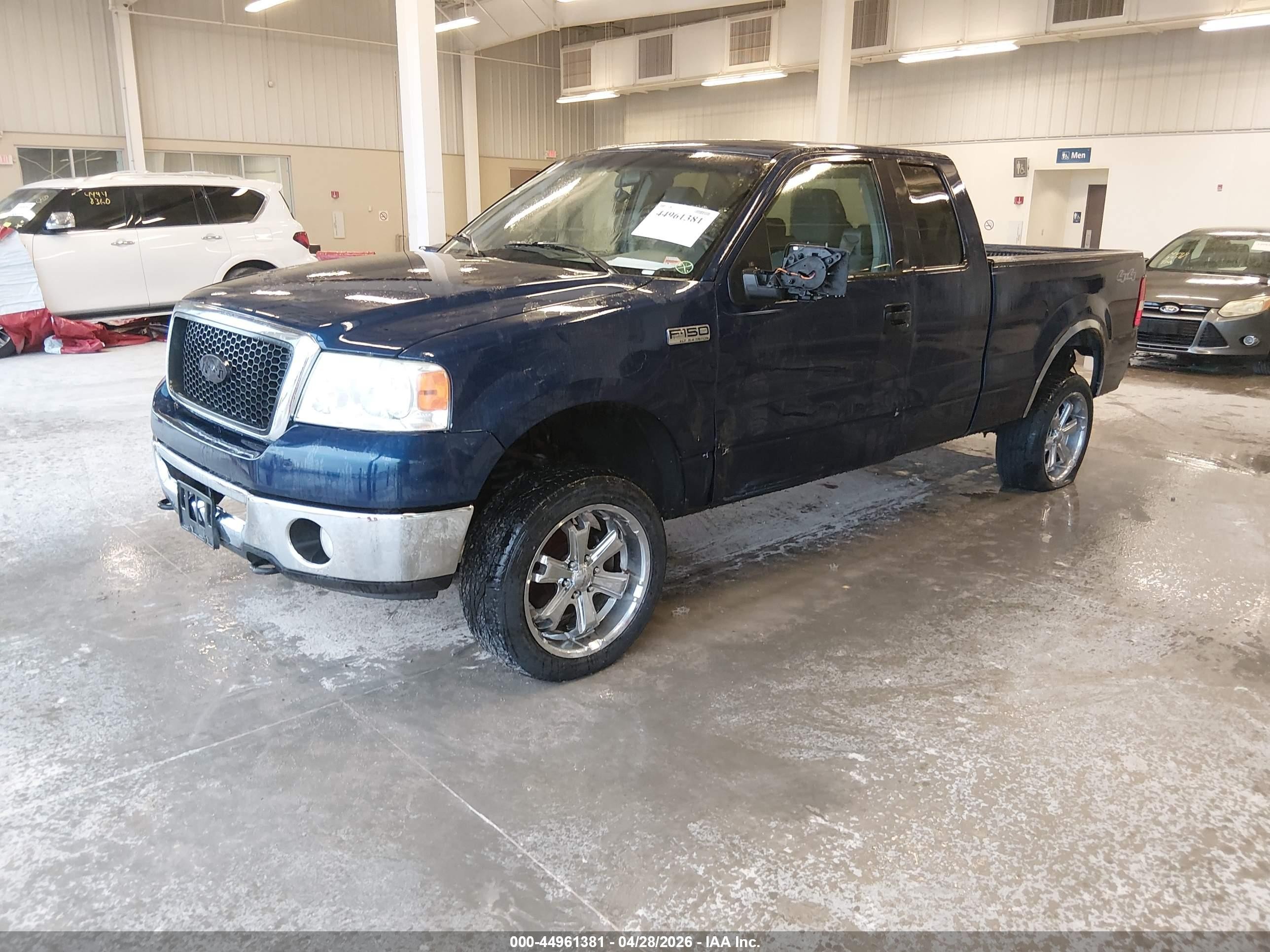 2008 Ford F-150 Fx4/lariat/xl/xlt Blue vin: 1FTPX14V98FA42763