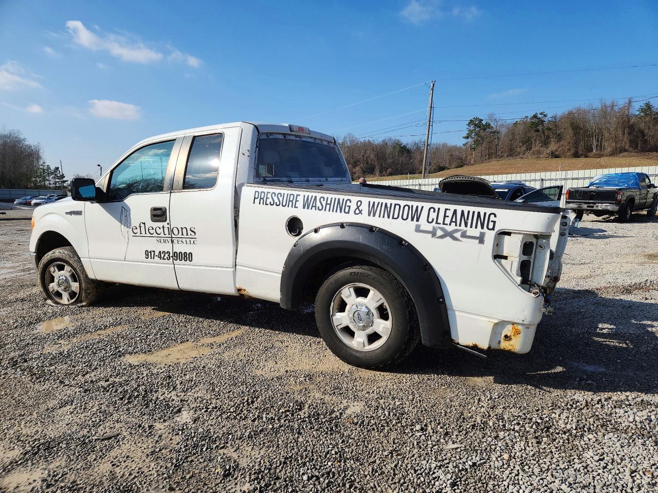 2009 Ford F150 Super Cab Белый vin: 1FTPX14V99FA09618