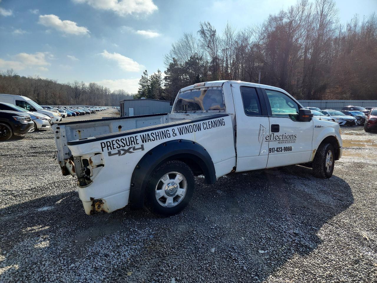 2009 Ford F150 Super Cab Белый vin: 1FTPX14V99FA09618