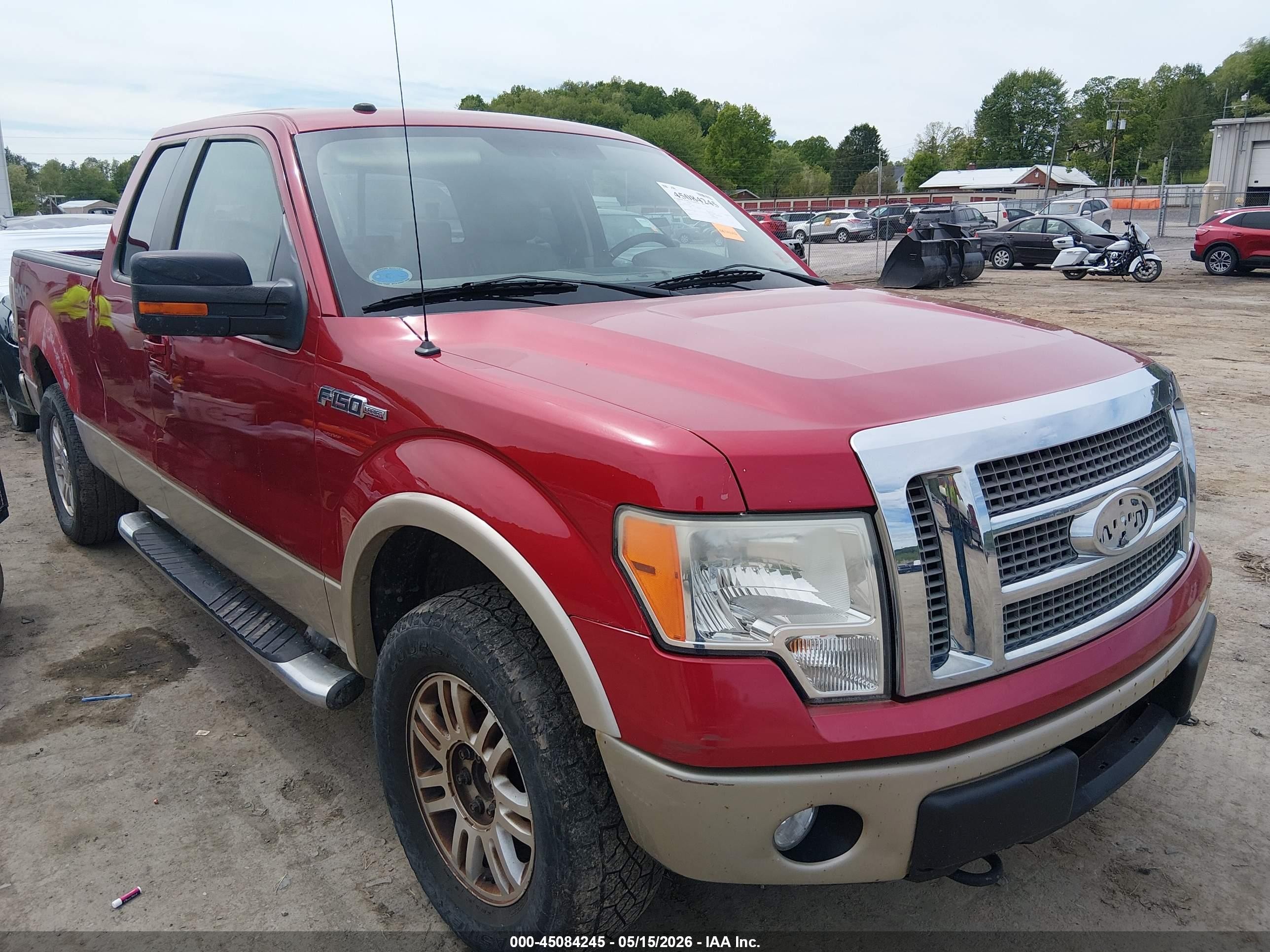 2009 Ford F-150 Fx4/lariat/xl/xlt Red vin: 1FTPX14V99FA56955