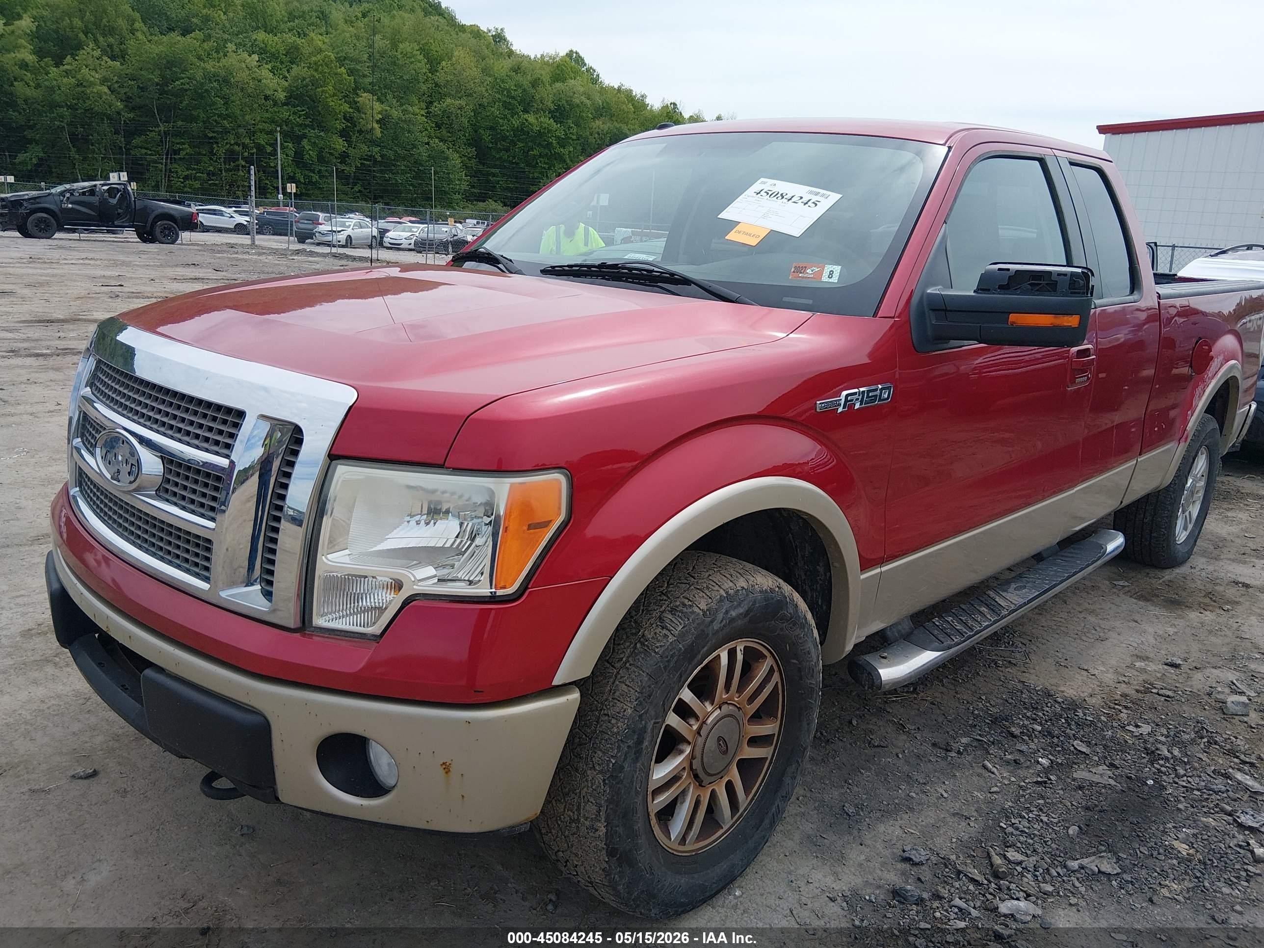 2009 Ford F-150 Fx4/lariat/xl/xlt Красный vin: 1FTPX14V99FA56955